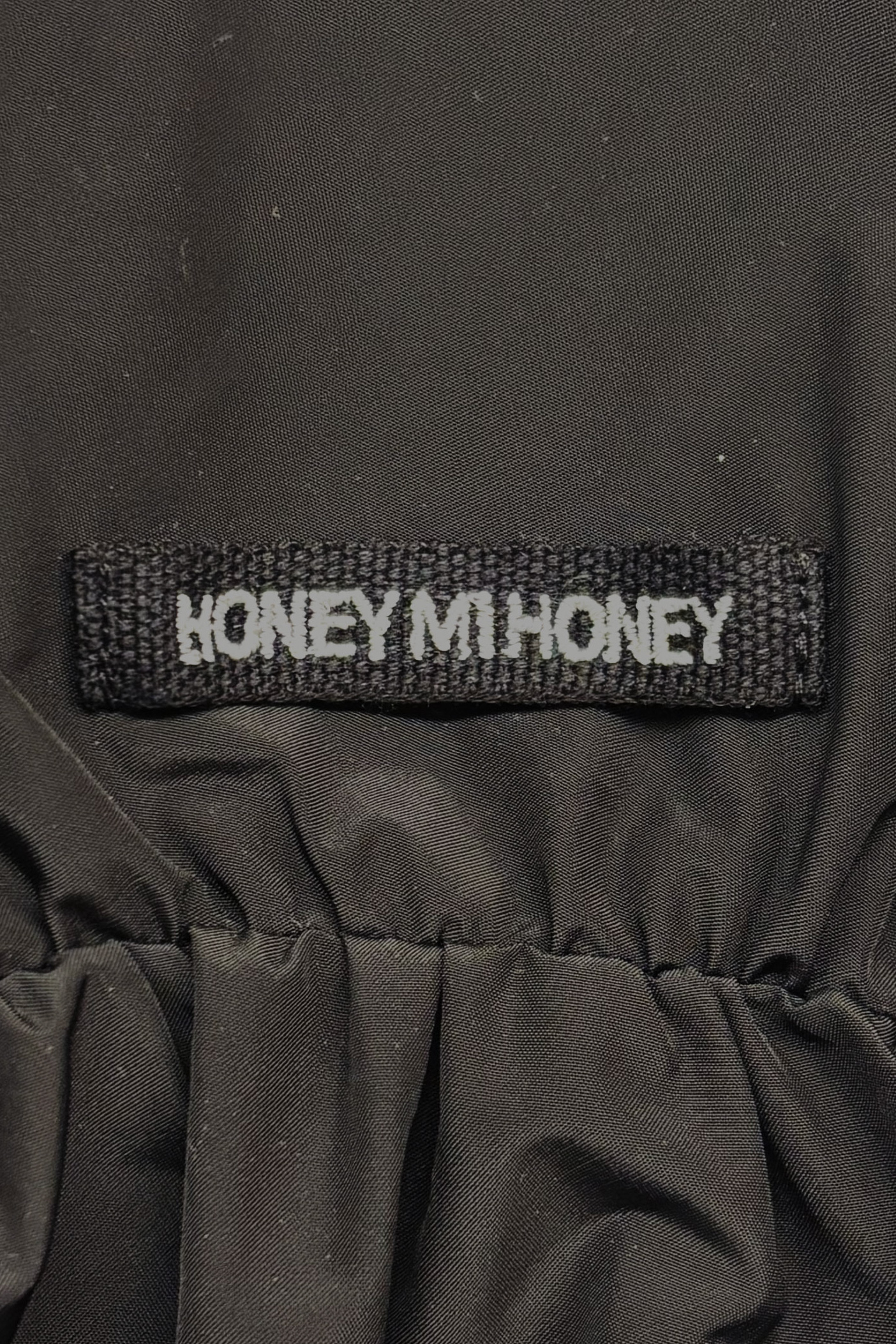 HONEY MI HONEY｜taffeta frill peplum blouson