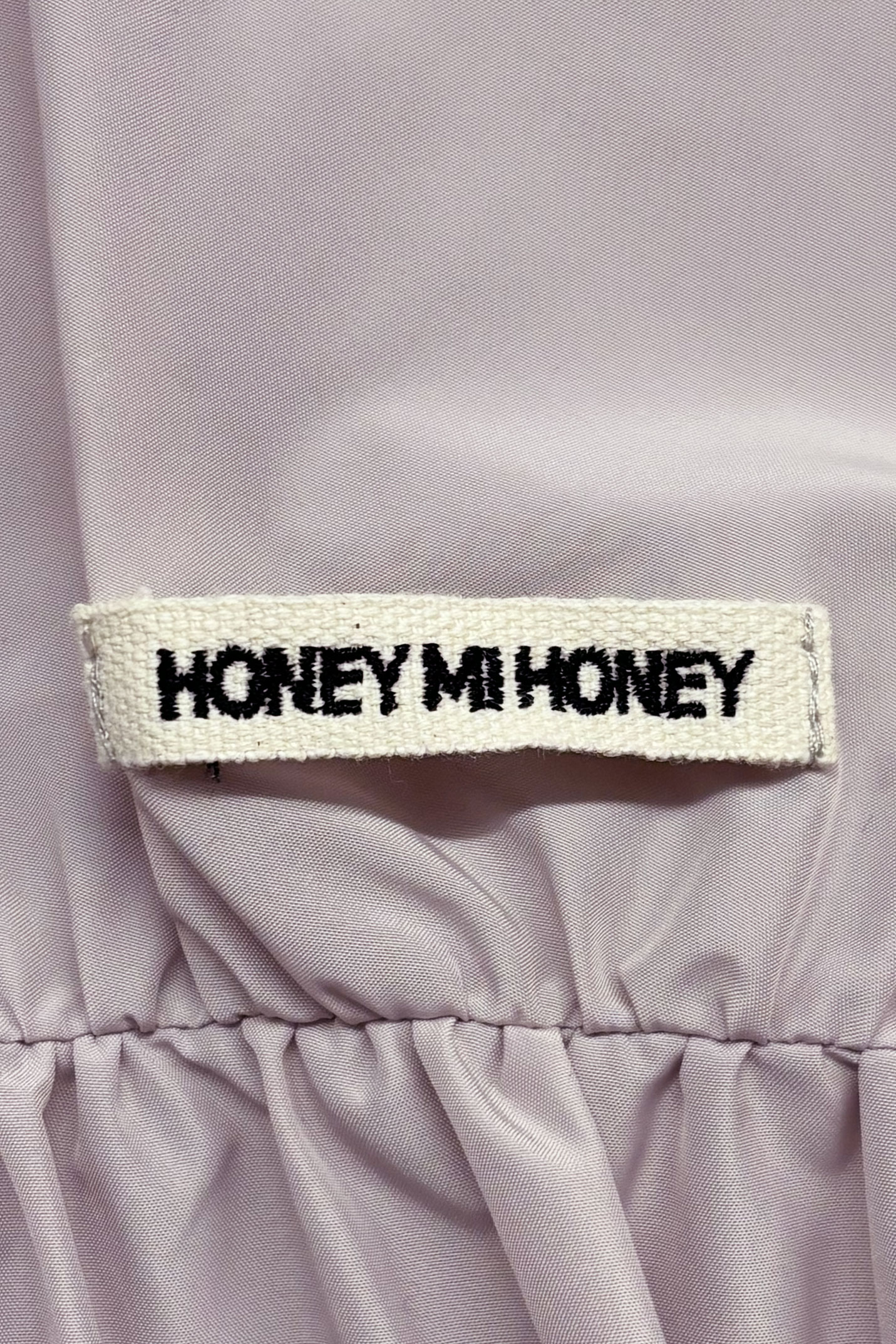 HONEY MI HONEY｜taffeta frill peplum blouson