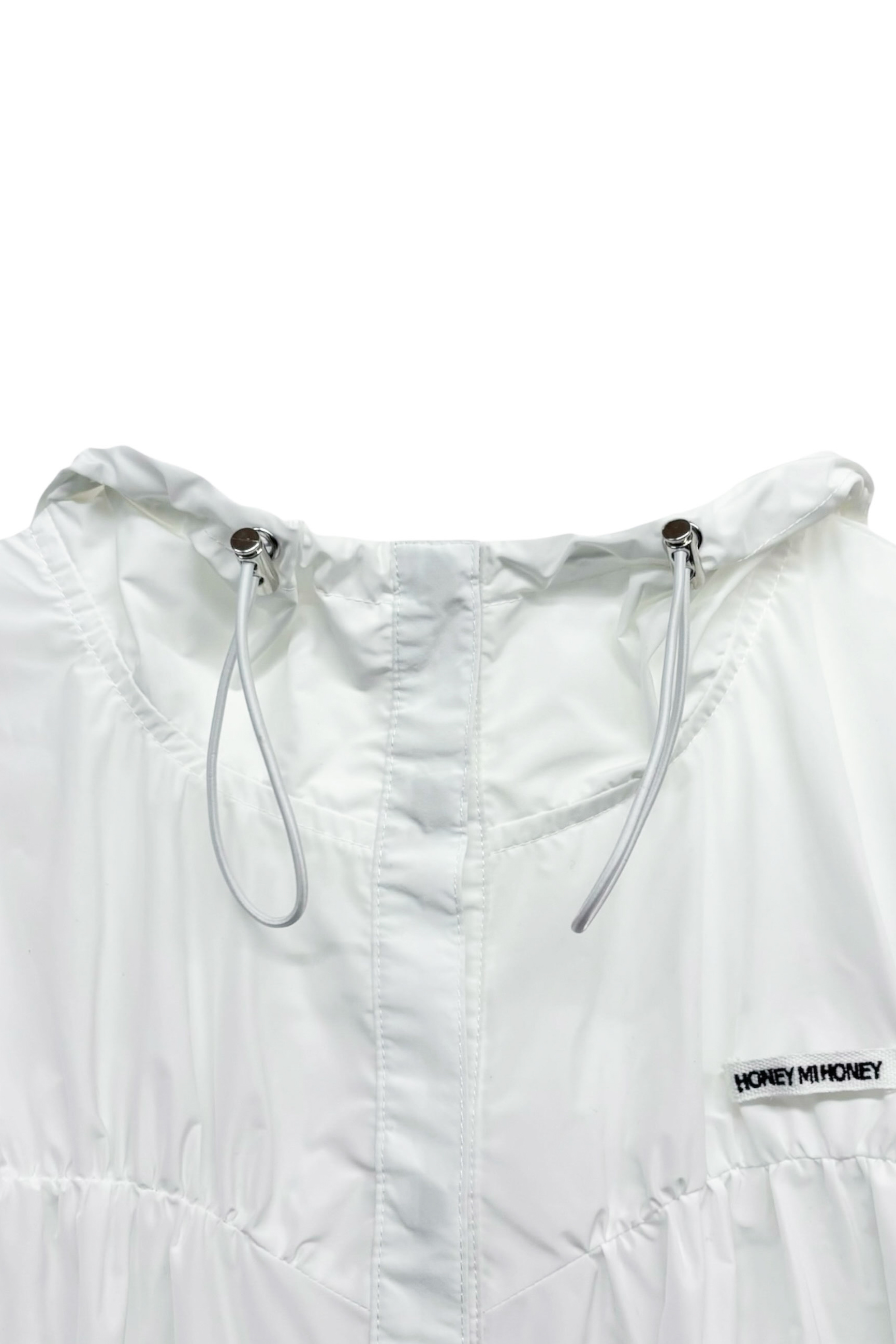 HONEY MI HONEY｜taffeta frill peplum blouson