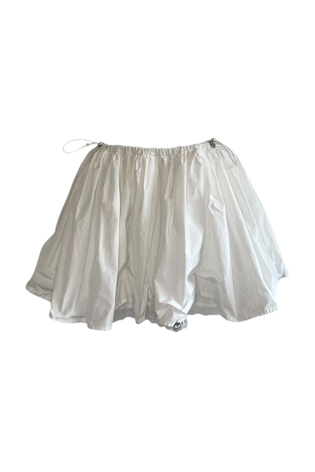 HONEY MI HONEY｜taffeta layered drape mini skirt