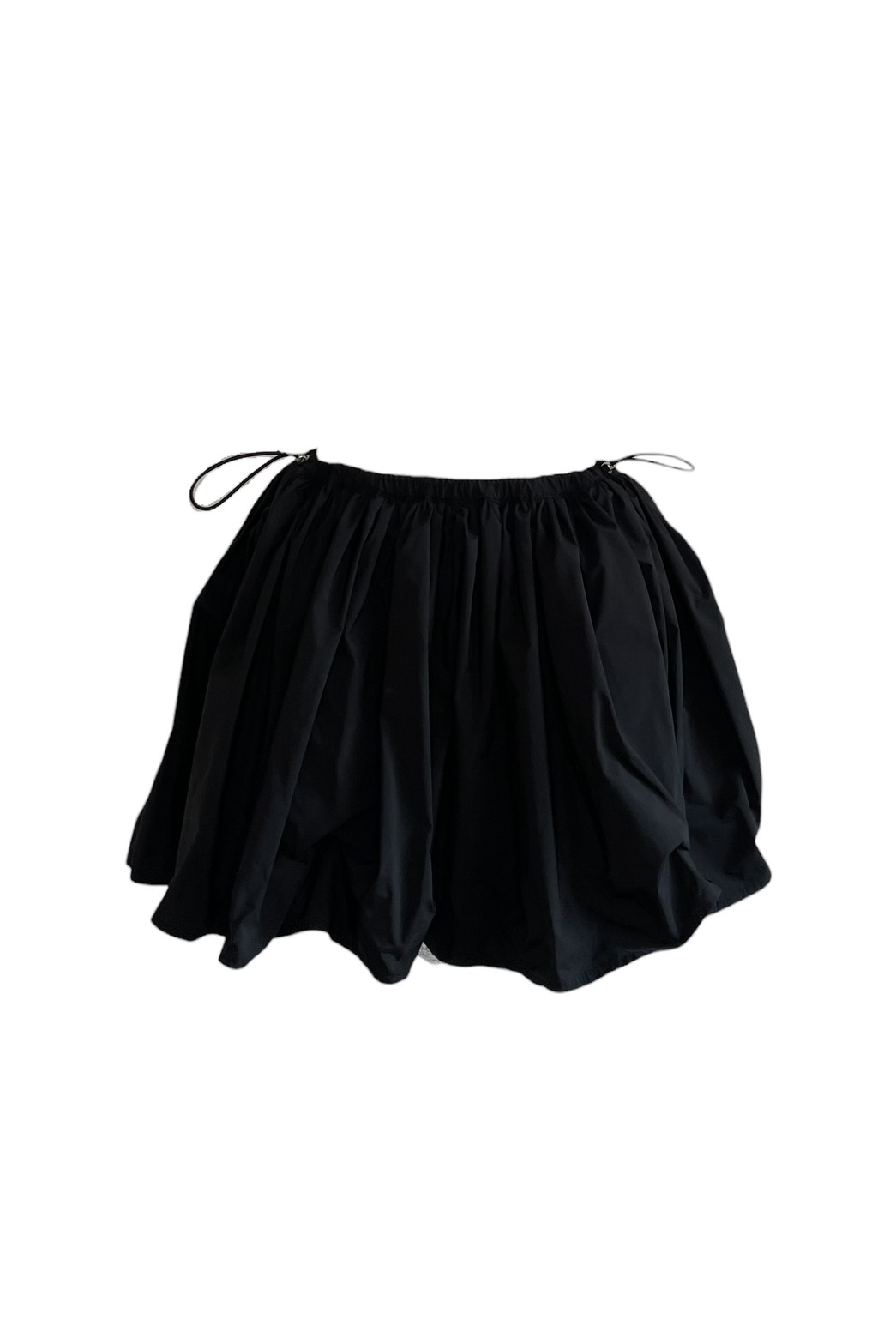 HONEY MI HONEY｜taffeta layered drape mini skirt