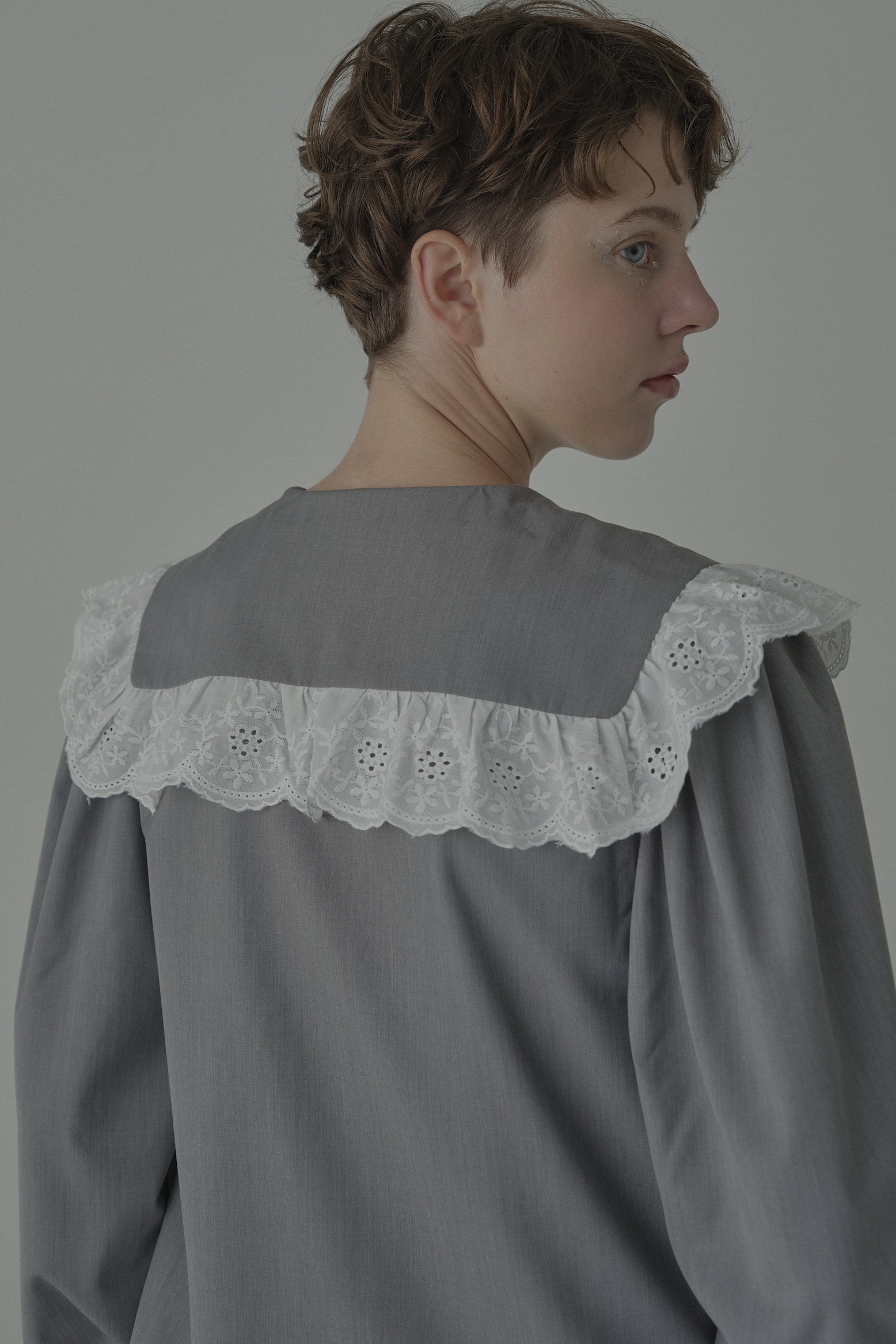HONEY MI HONEY｜lace frill sailor collar blouse｜レディース ブラウス