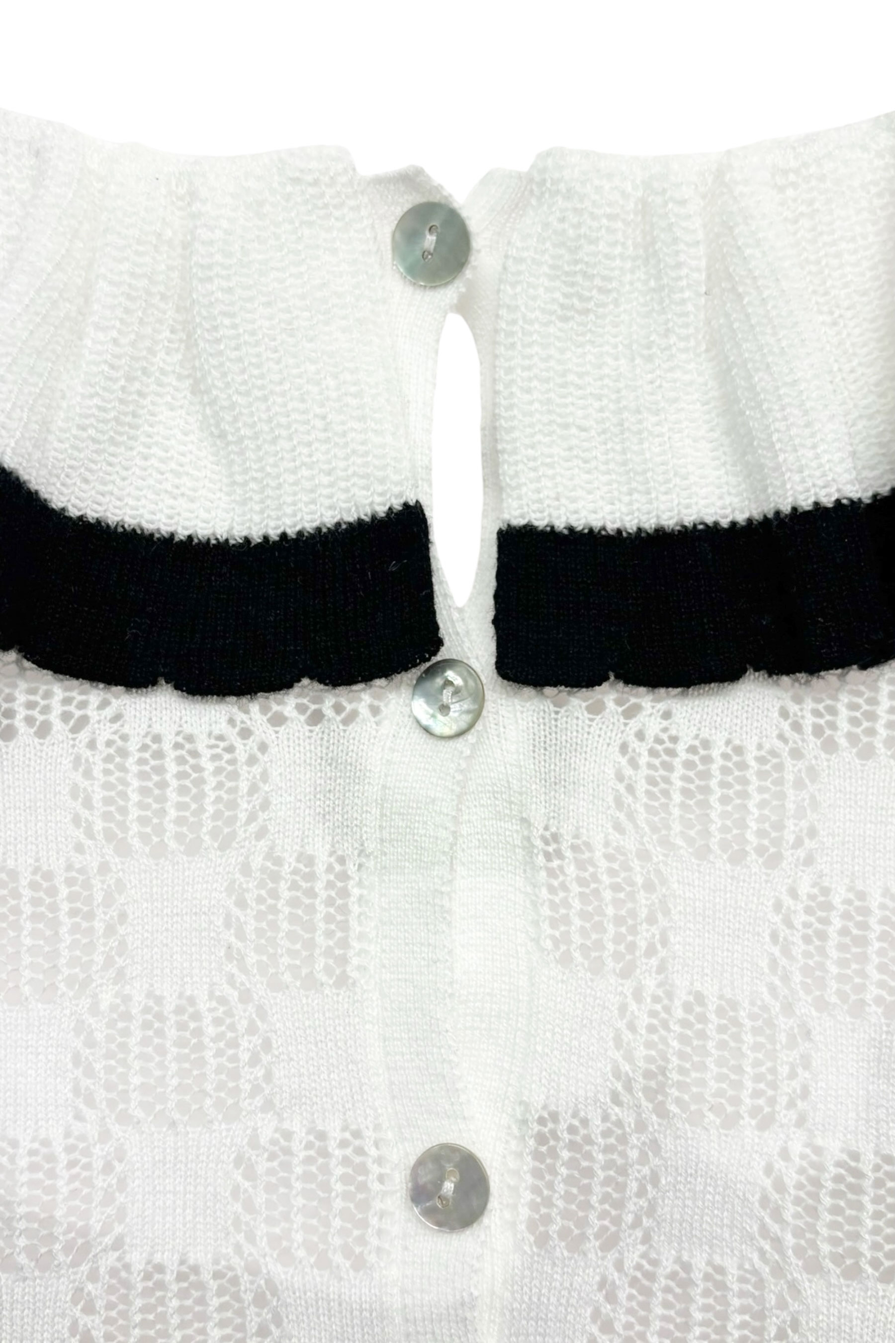 ニット+セーター HONEYMIHONEY crochet frill knit bodysuit HONEY MI HONEY｜crochet frill knit bodysuit