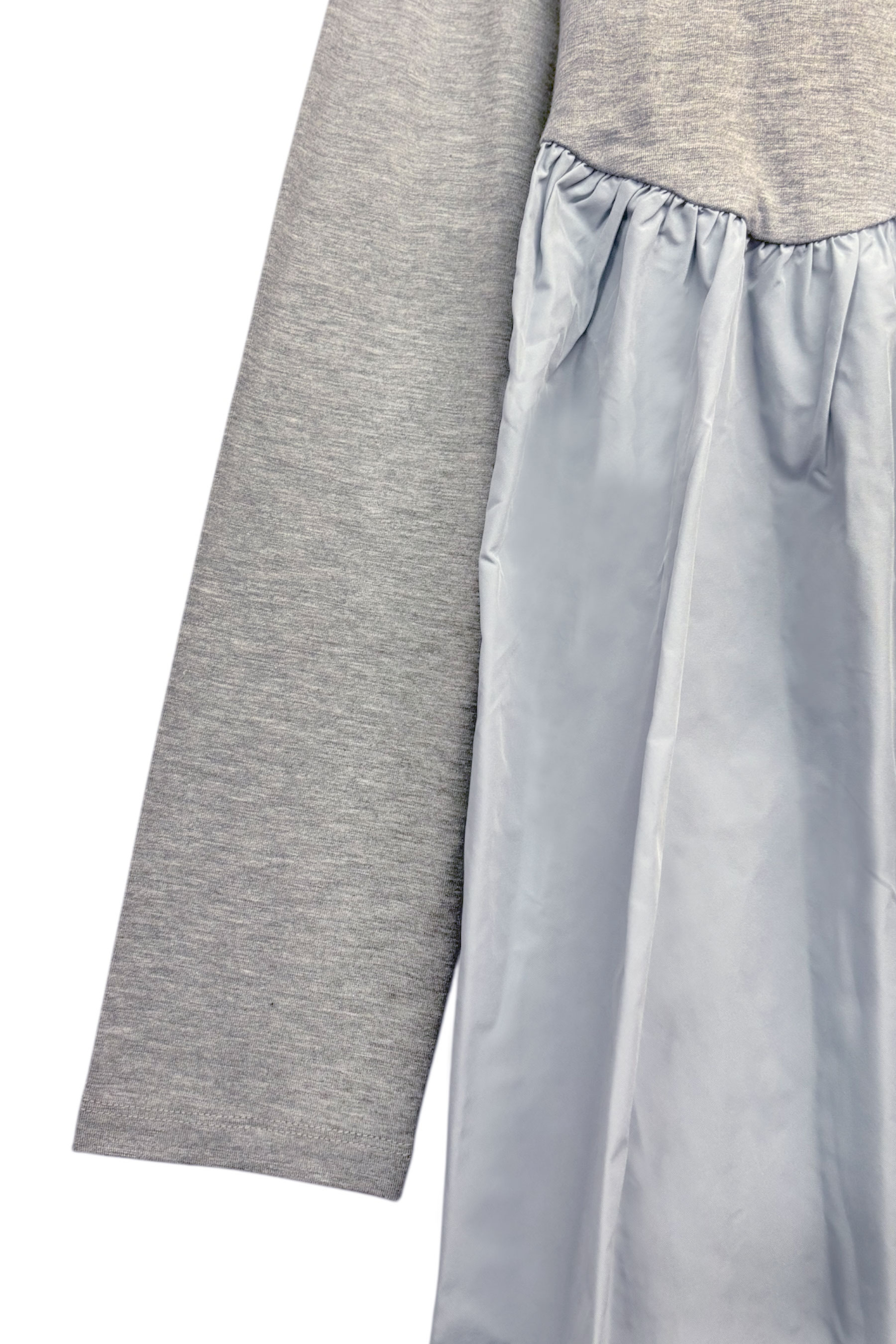 HONEY MI HONEY｜taffeta frill long t-shirt｜タフタフリルロングTシャツ