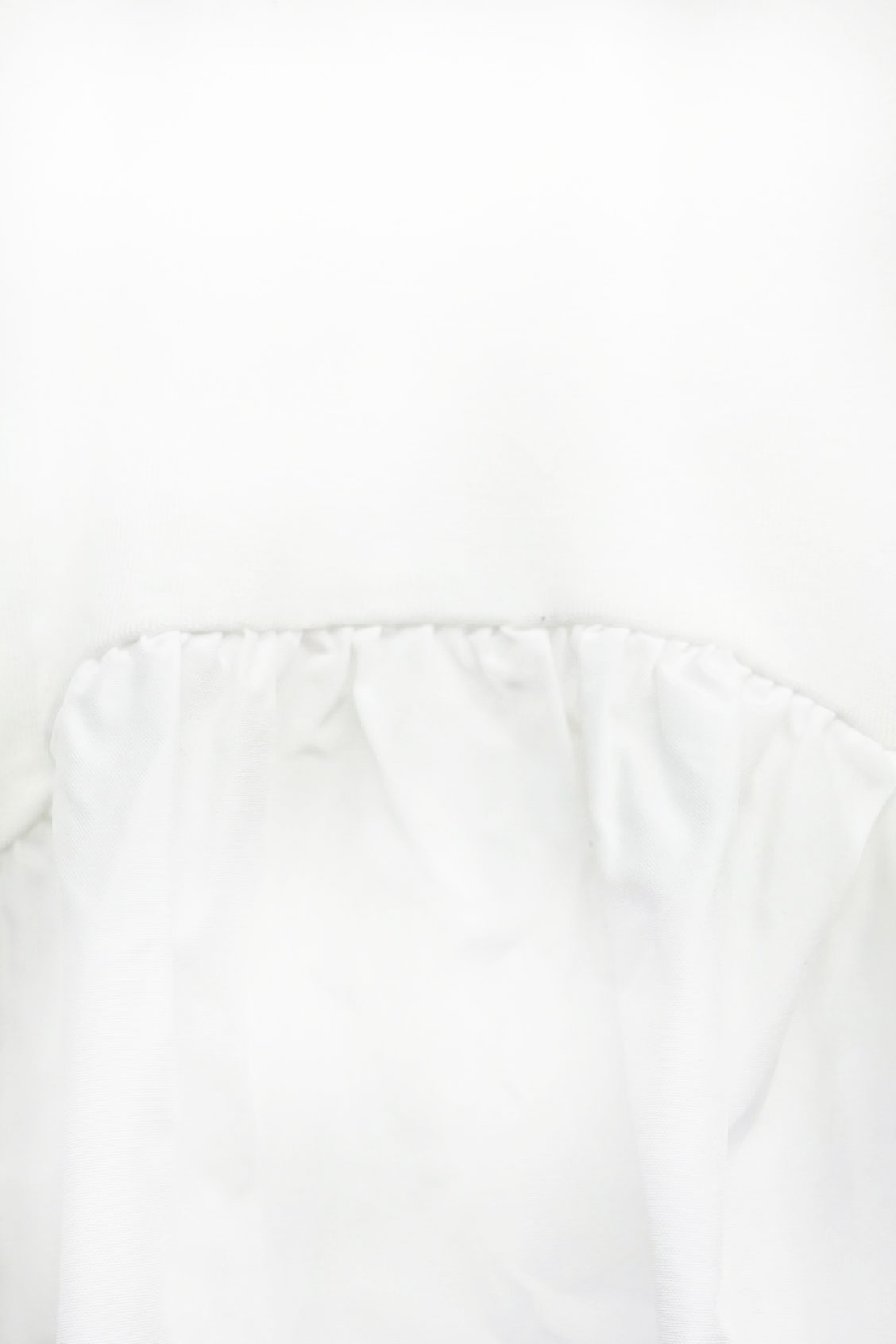 HONEY MI HONEY｜taffeta frill long t-shirt｜タフタフリルロングTシャツ