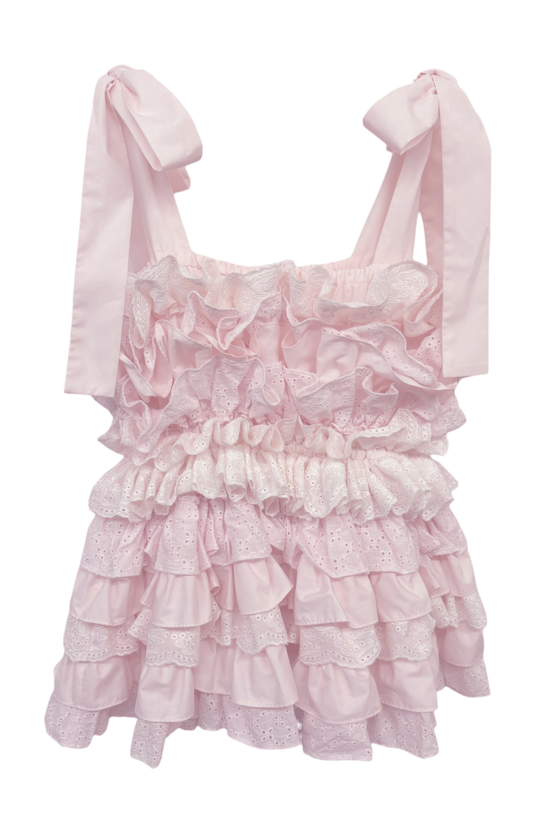 cotton lace tiered camisole | HONEY MI HONEY
