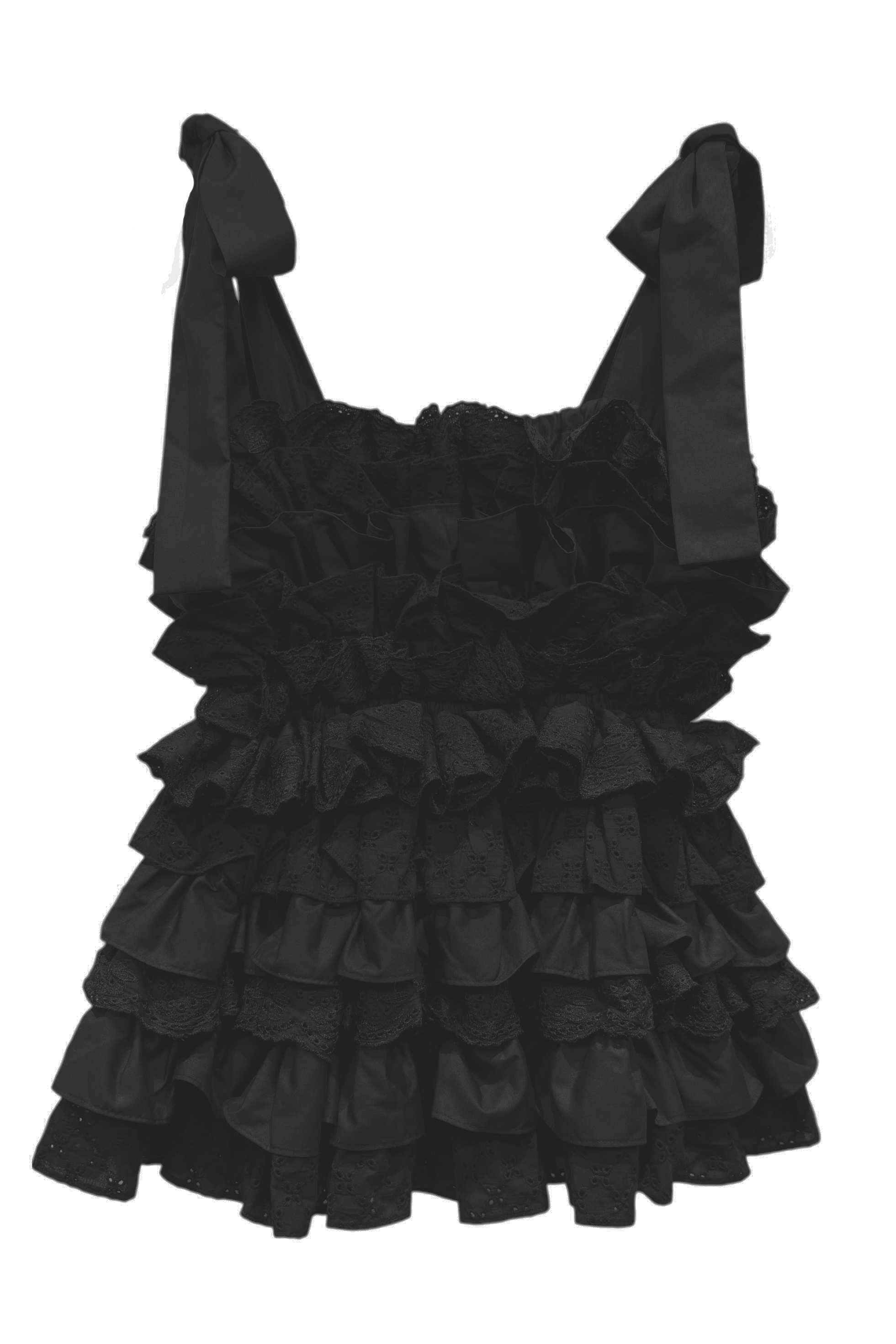 cotton lace tiered camisole | HONEY MI HONEY
