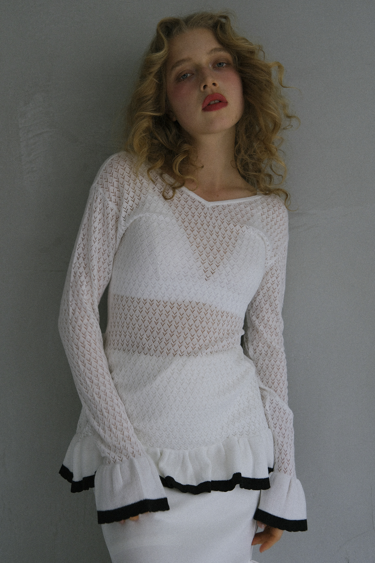 KOMMI コミ frill tunic Women's PFG Tamiami Long Sleeve Tunic
