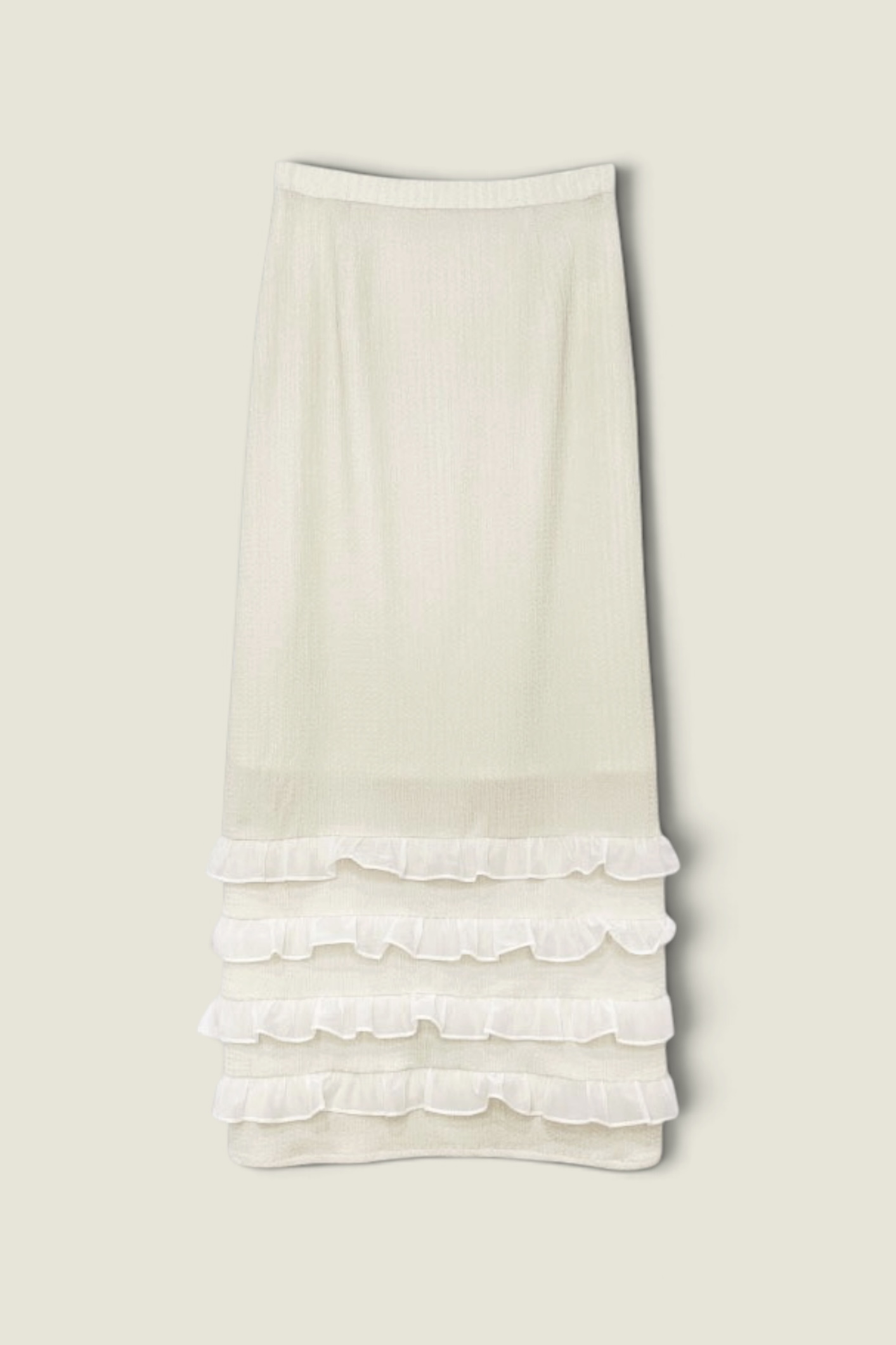 【HONEY MI HONEY】tiered frill long skirt