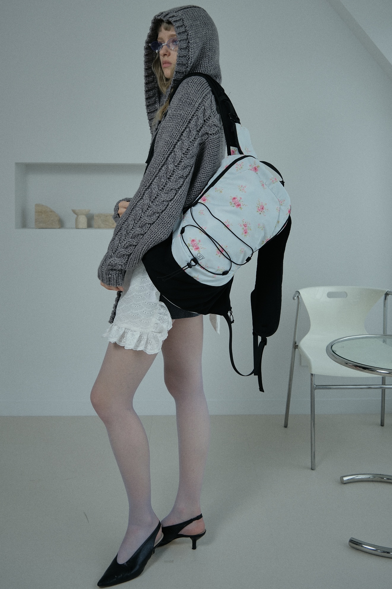 SHY】rose backpack HONEY.MALL