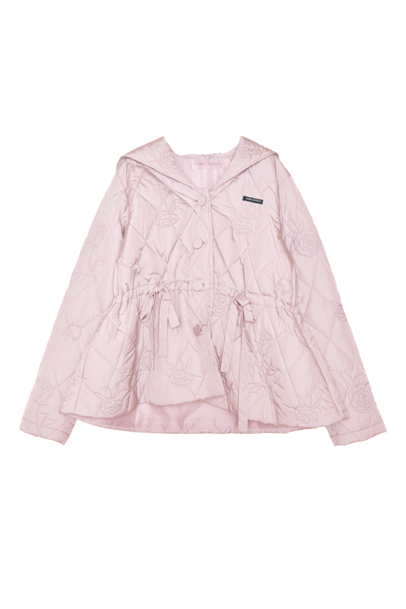 rose quilting sailor coat | HONEY MI HONEY