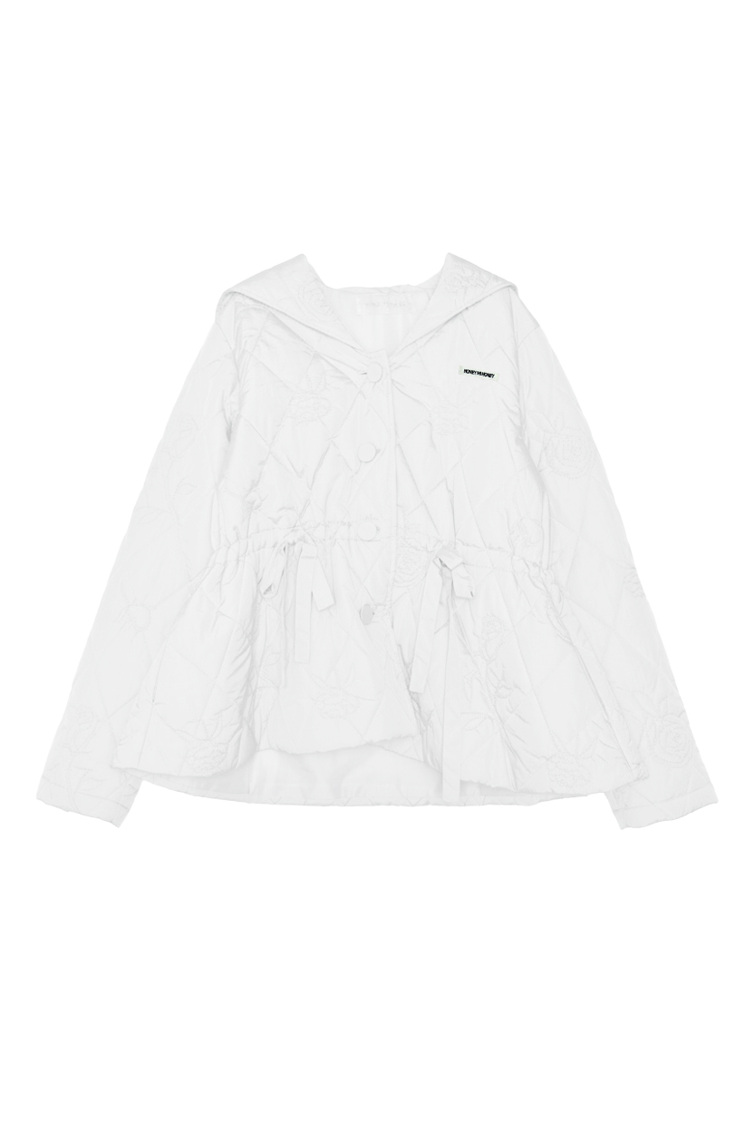 rose quilting sailor coat | HONEY MI HONEY