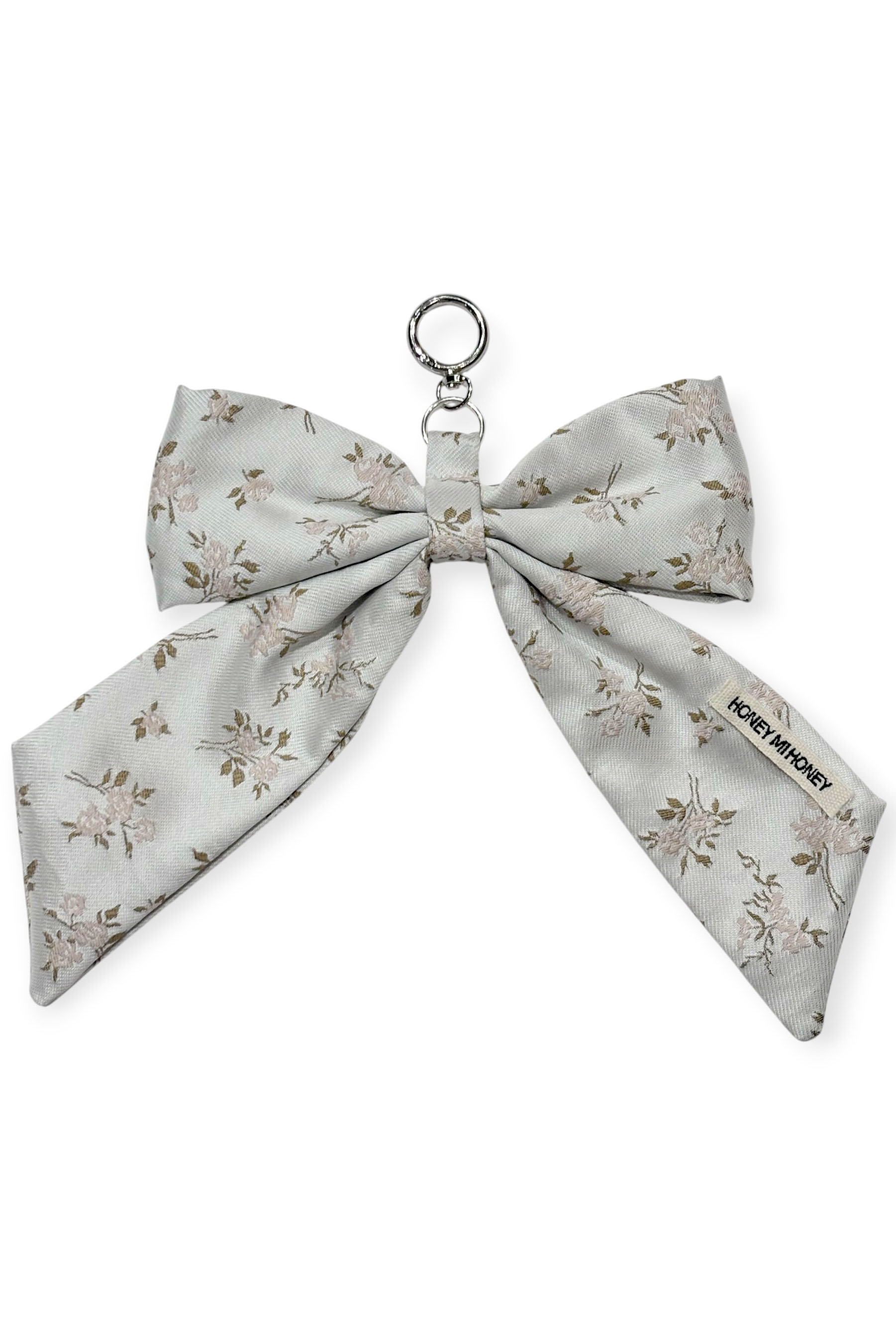 floral jacquard bijou ribbon keyholder｜ HONEY MI HONEY
