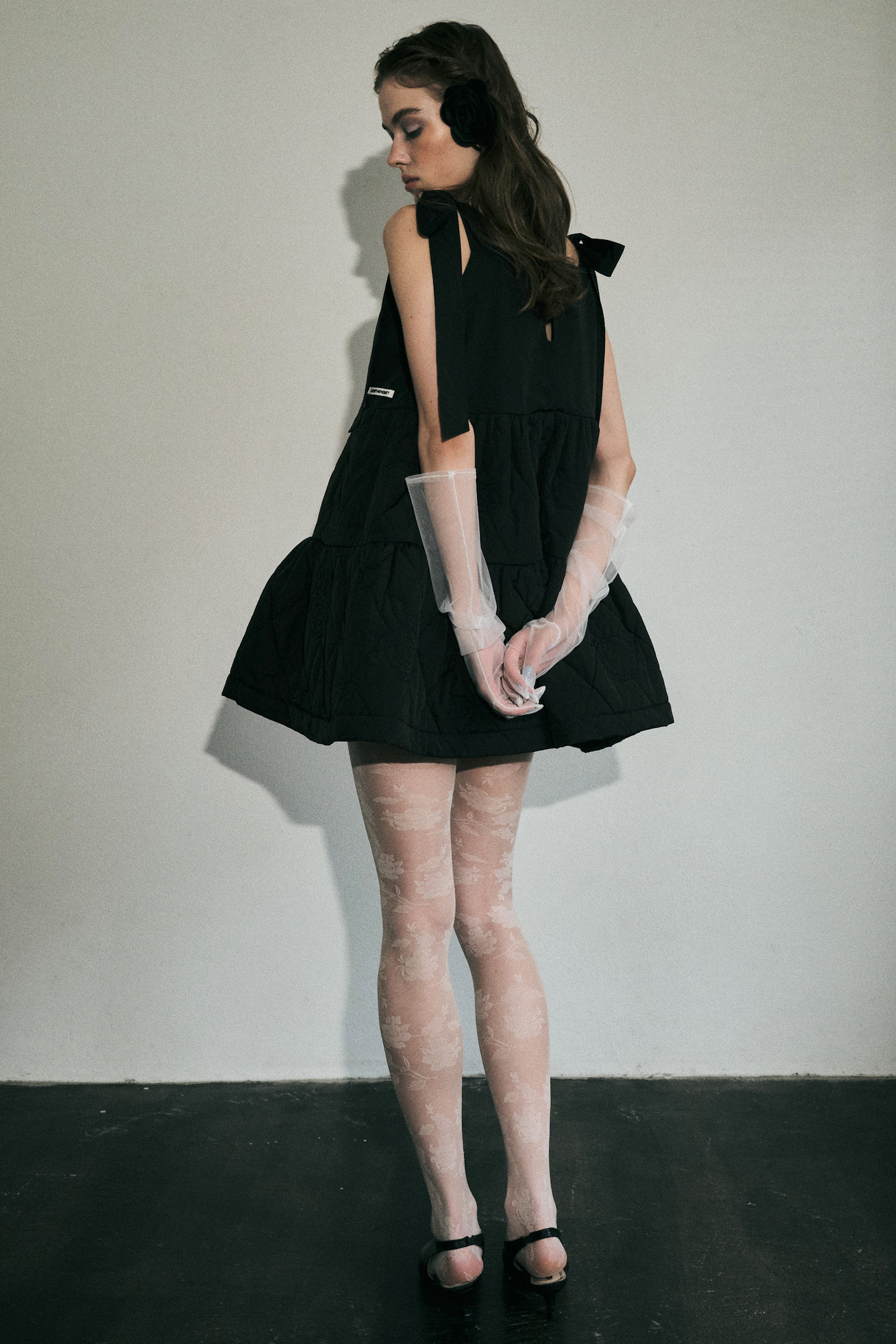 rose quilting ribbon mini one-piece | HONEY MI HONEY