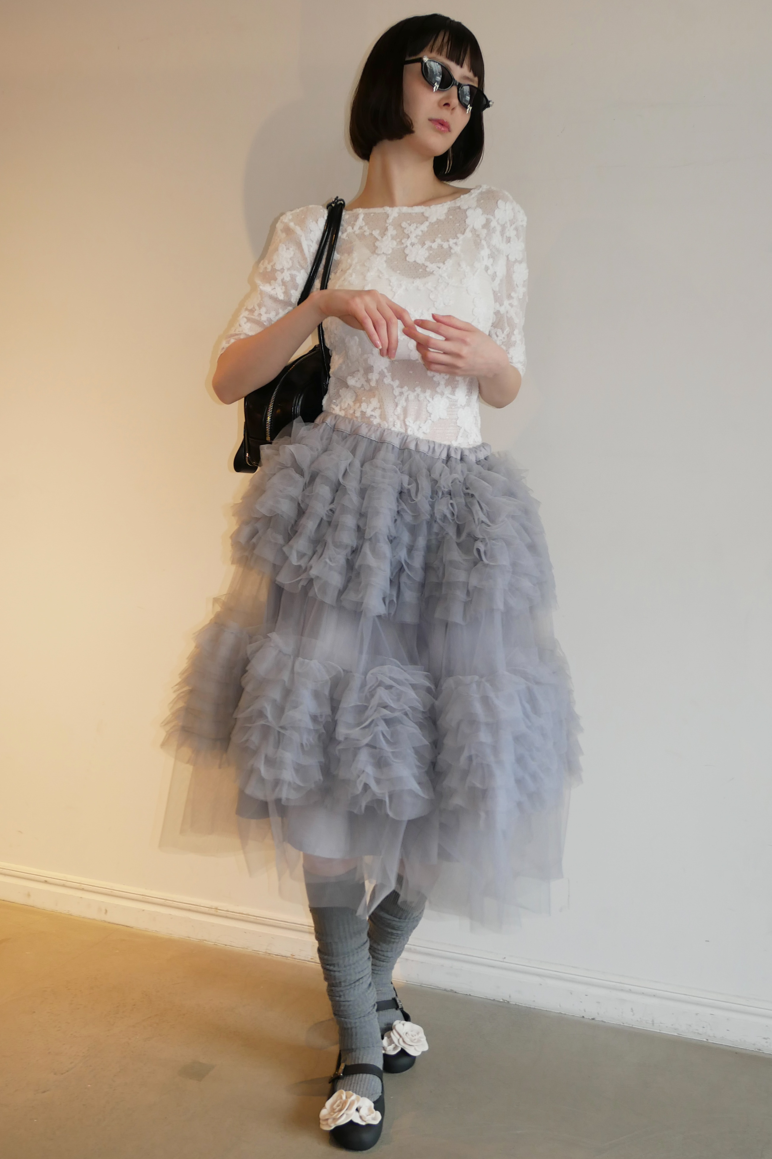 最終値下げ】elu. Peony wool skirt ウールスカート elu. Peony wool
