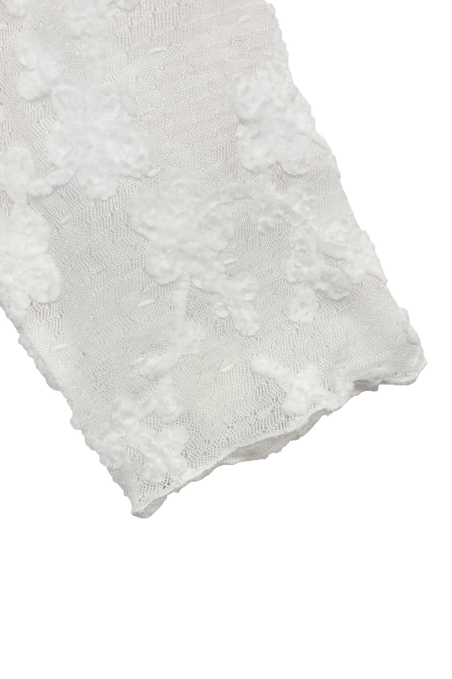 molle embroidery lace short sleeve body suit | HONEY MI HONEY