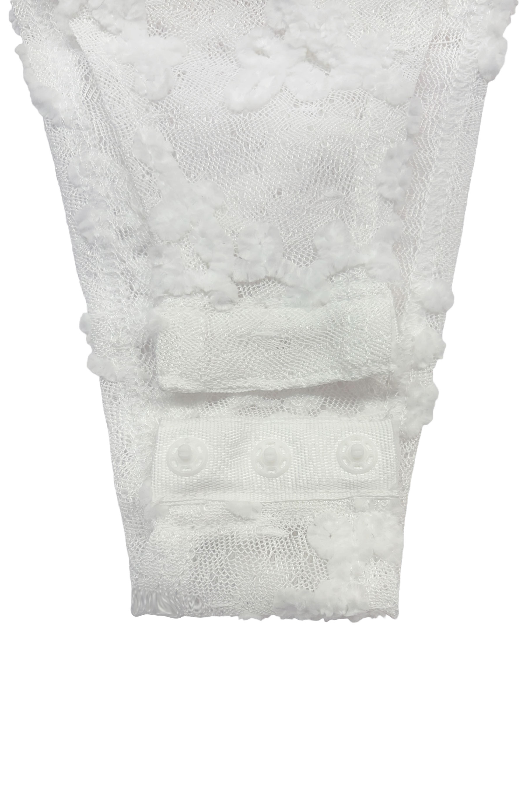 molle embroidery lace short sleeve body suit | HONEY MI HONEY