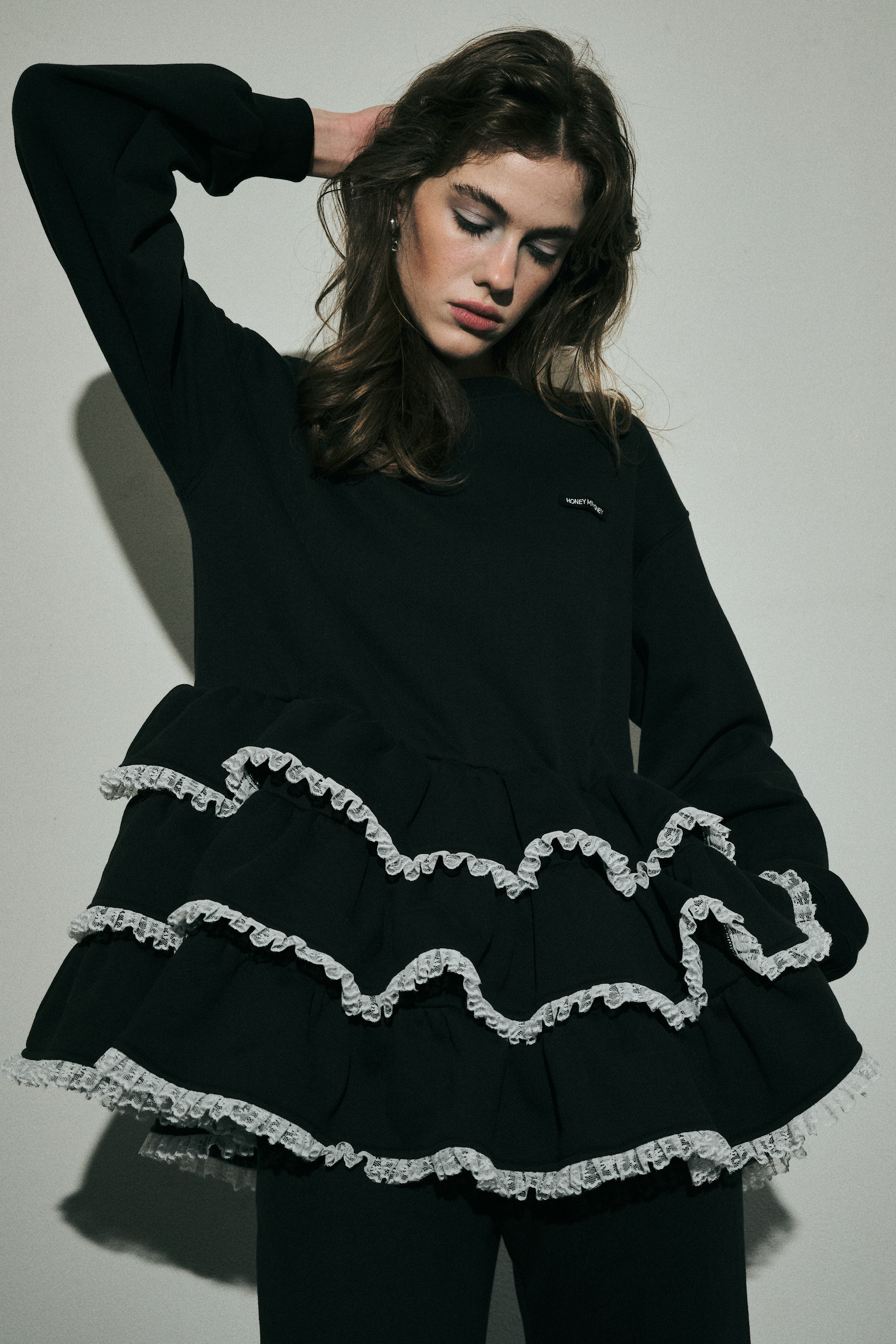 tiered frill sweat | HONEY MI HONEY