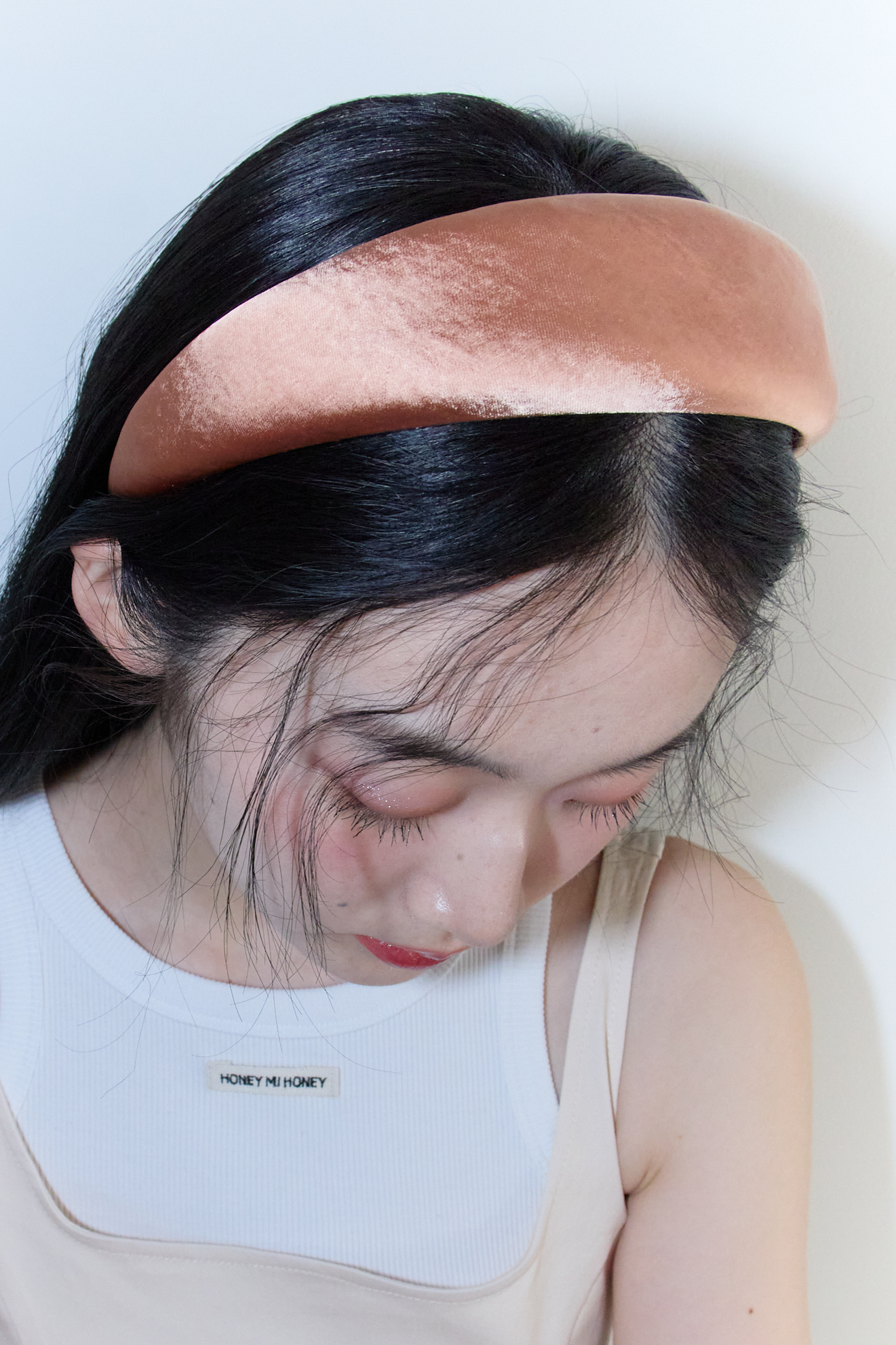 【ALORA THE WAY】satin wide headband