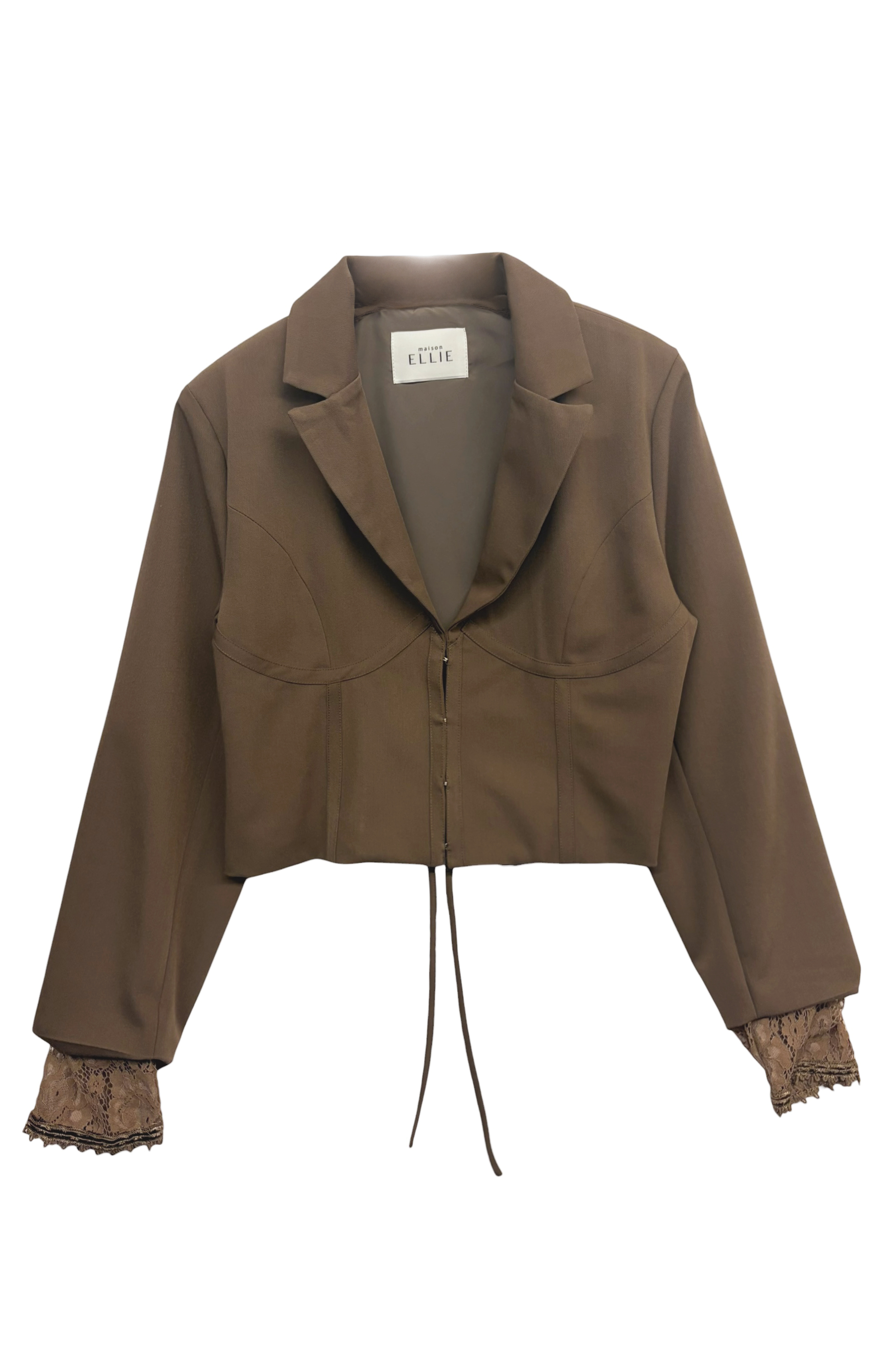 corset like cropped jacket | MAISON ELLIE