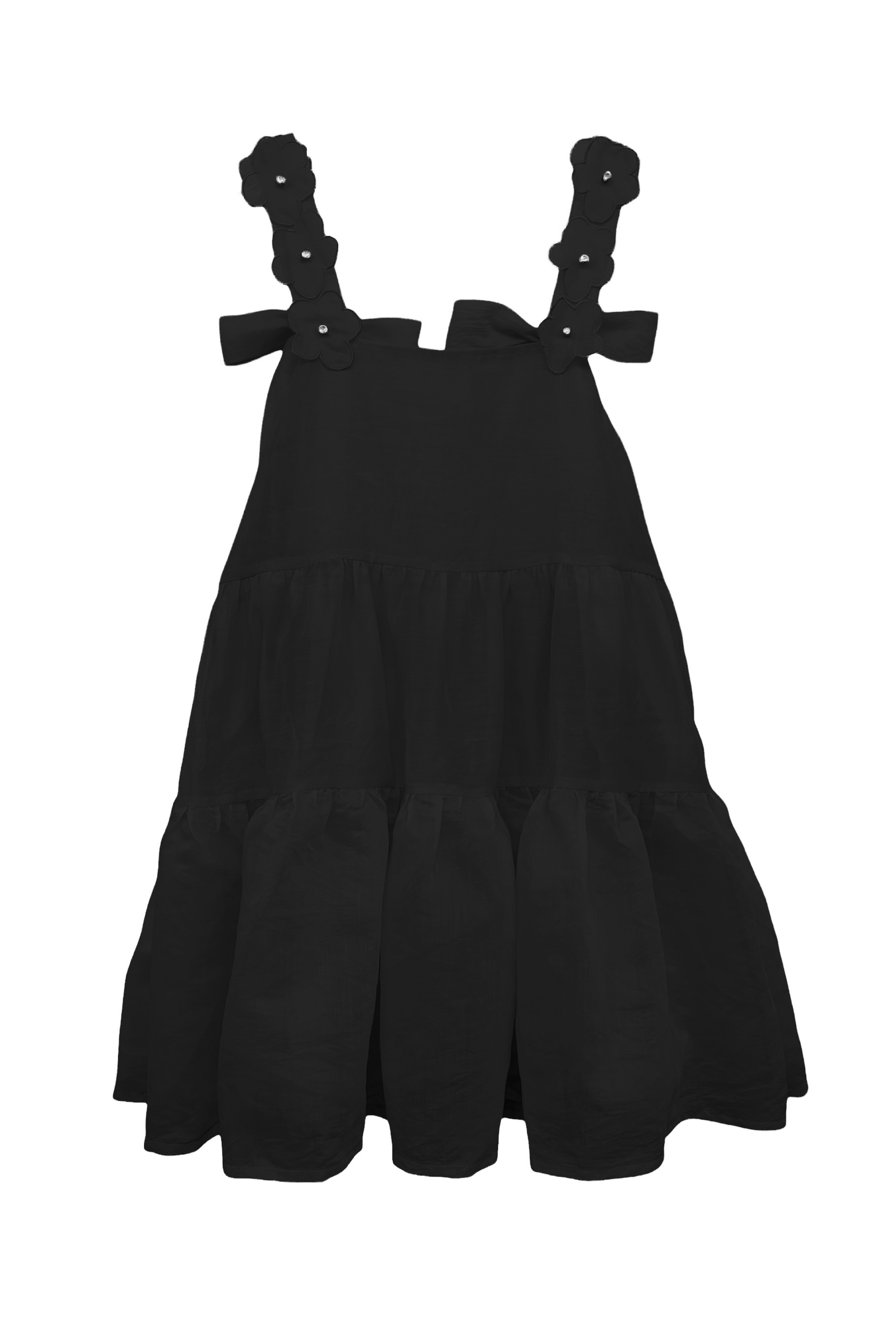 ESPRIT｜flower organdie tiered one-piece｜フラワーオーガンジー