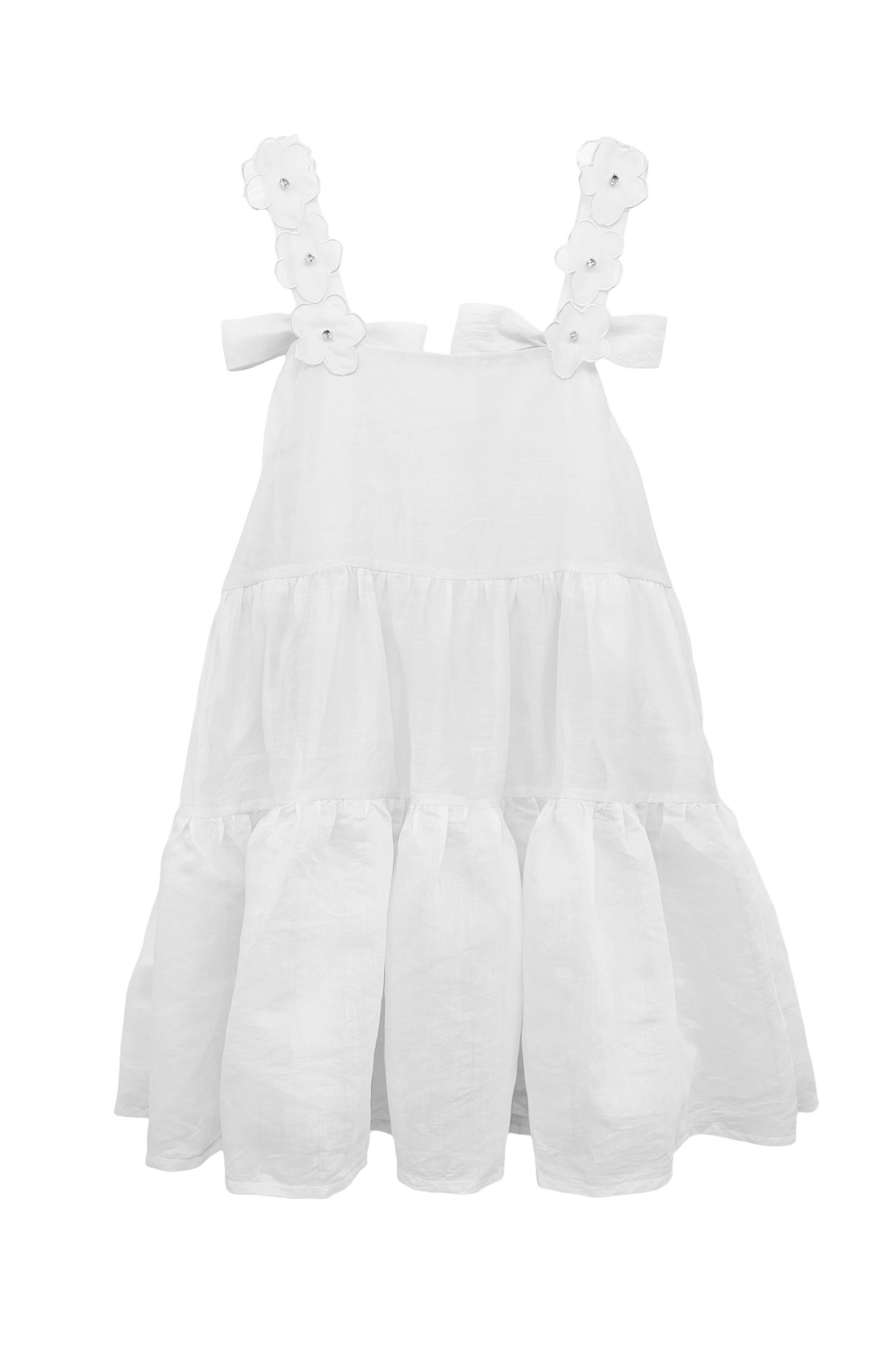 ESPRIT｜flower organdie tiered one-piece｜フラワーオーガンジー 