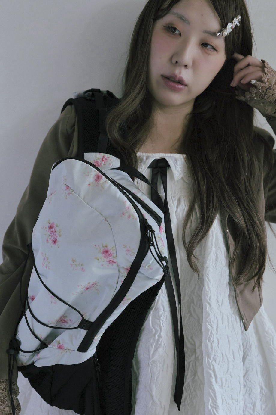 SHY】rose backpack HONEY.MALL