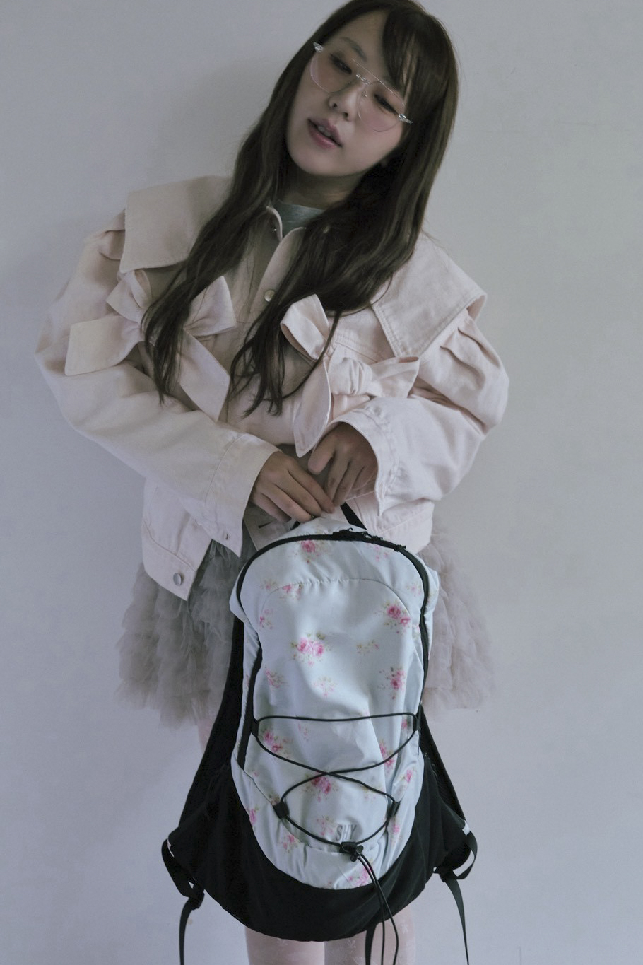 SHY】rose backpack HONEY.MALL