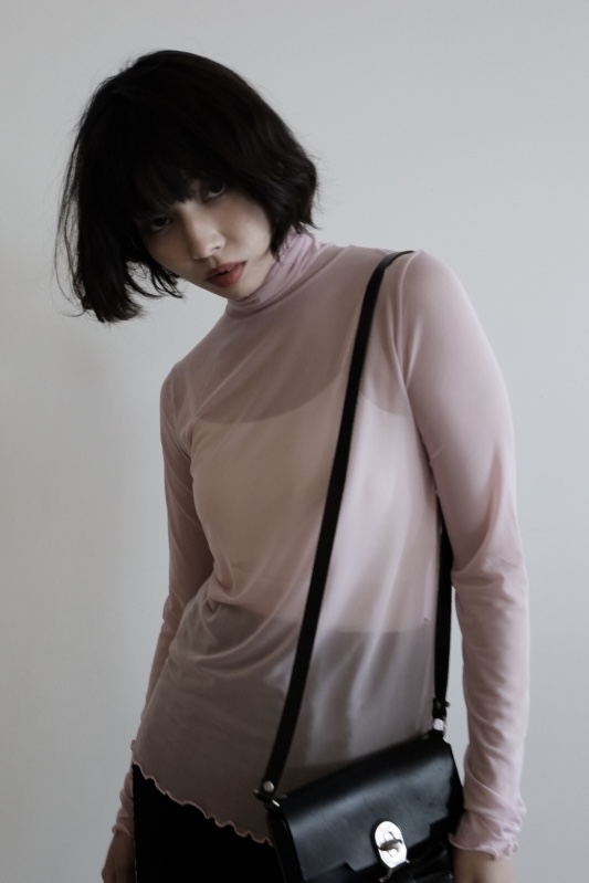 【HONEY MI HONEY】sheer mesh tops