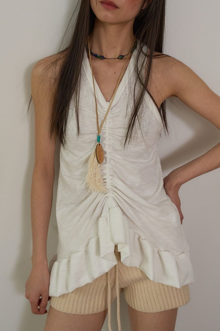 【OURSAALTY】EASY LAYERED SLEEVELESS