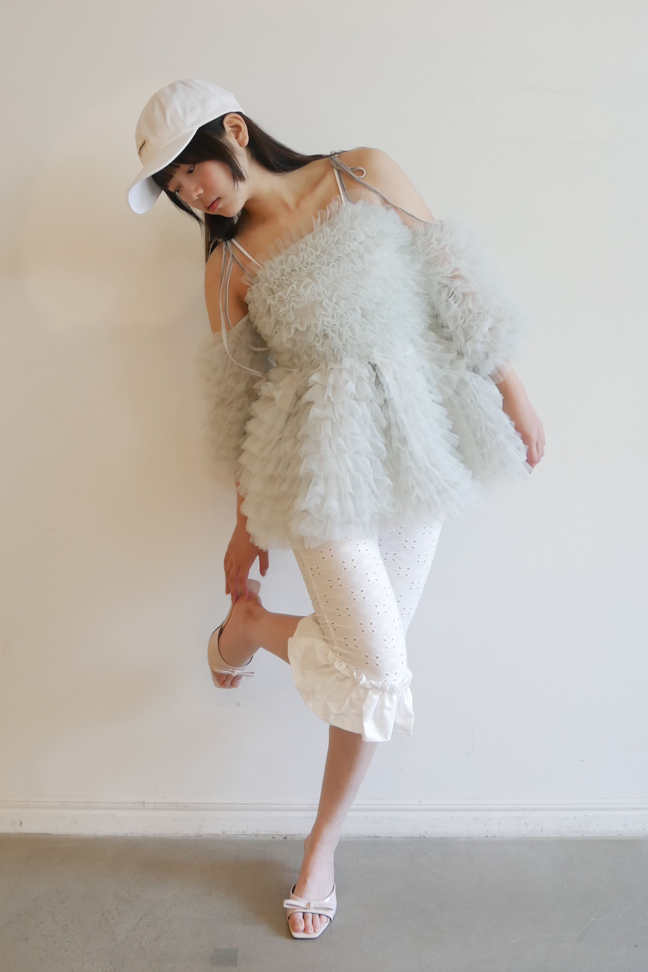tulle tiered two-way tunic | HONEY MI HONEY