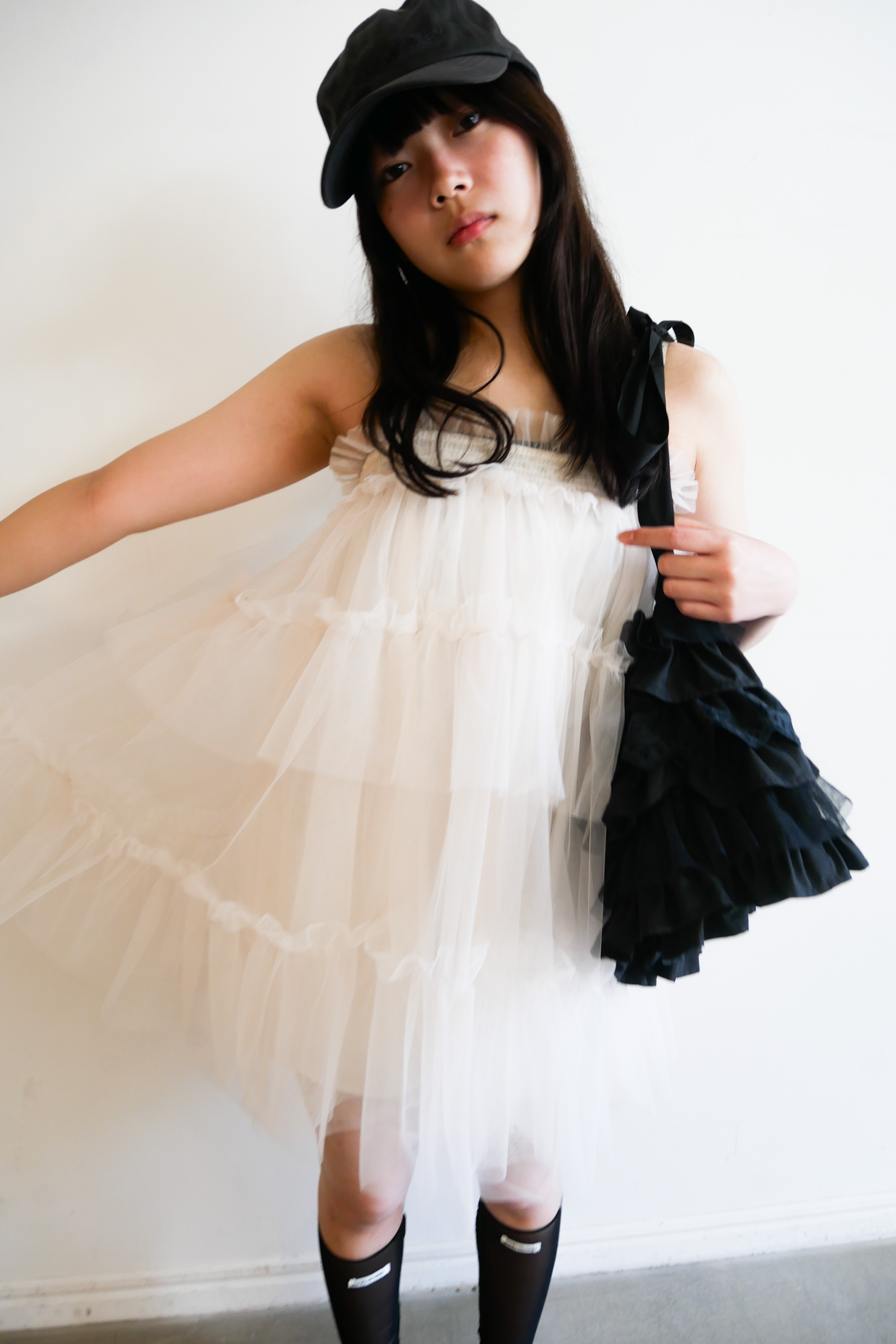 tiered frill bag & mini skirt | HONEY MI HONEY