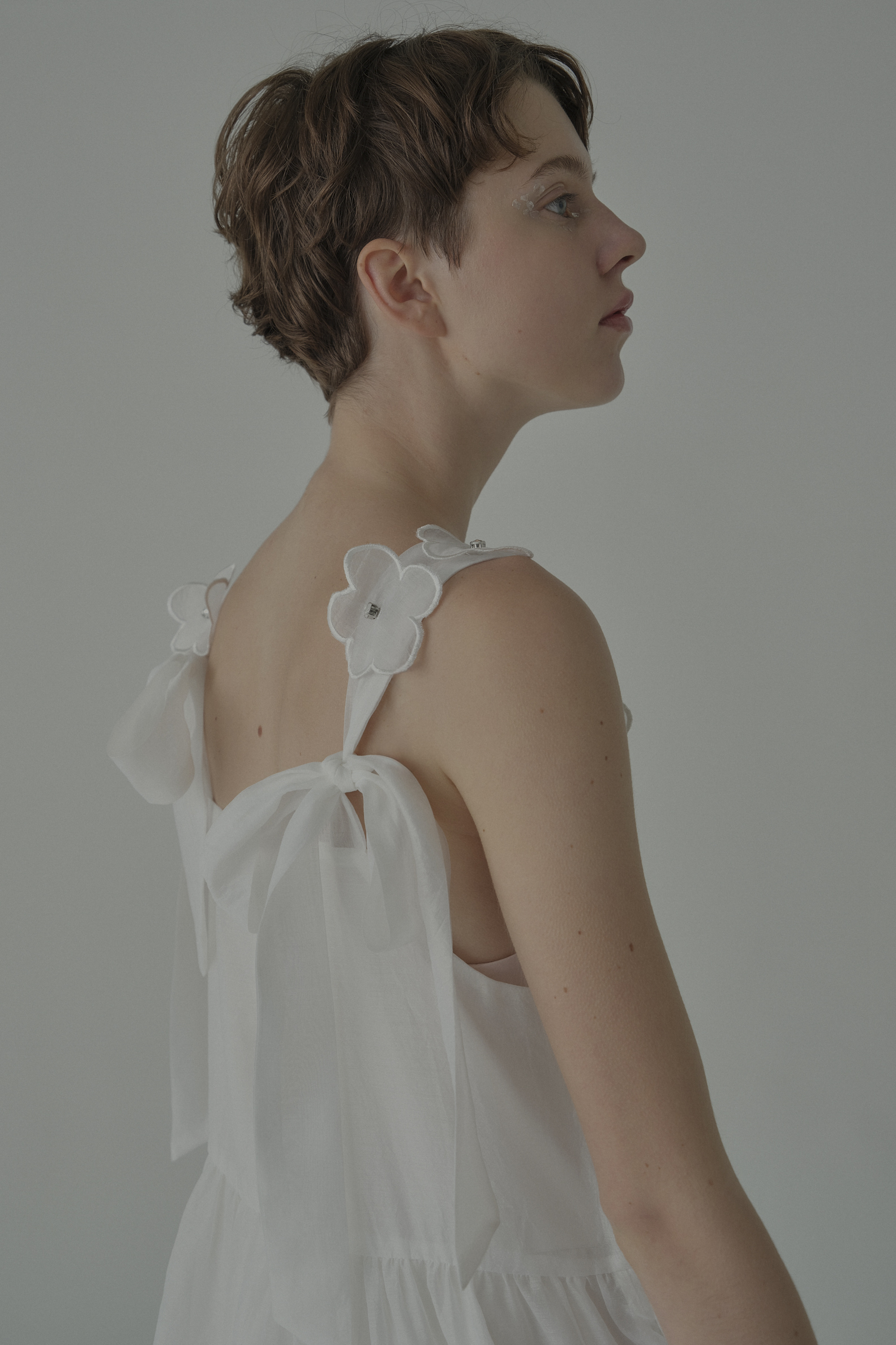 フラワーフェアリーズ　OPPテープ　韓国　3本セット ESPRIT｜flower organdie tiered one-piece｜フラワーオーガンジー