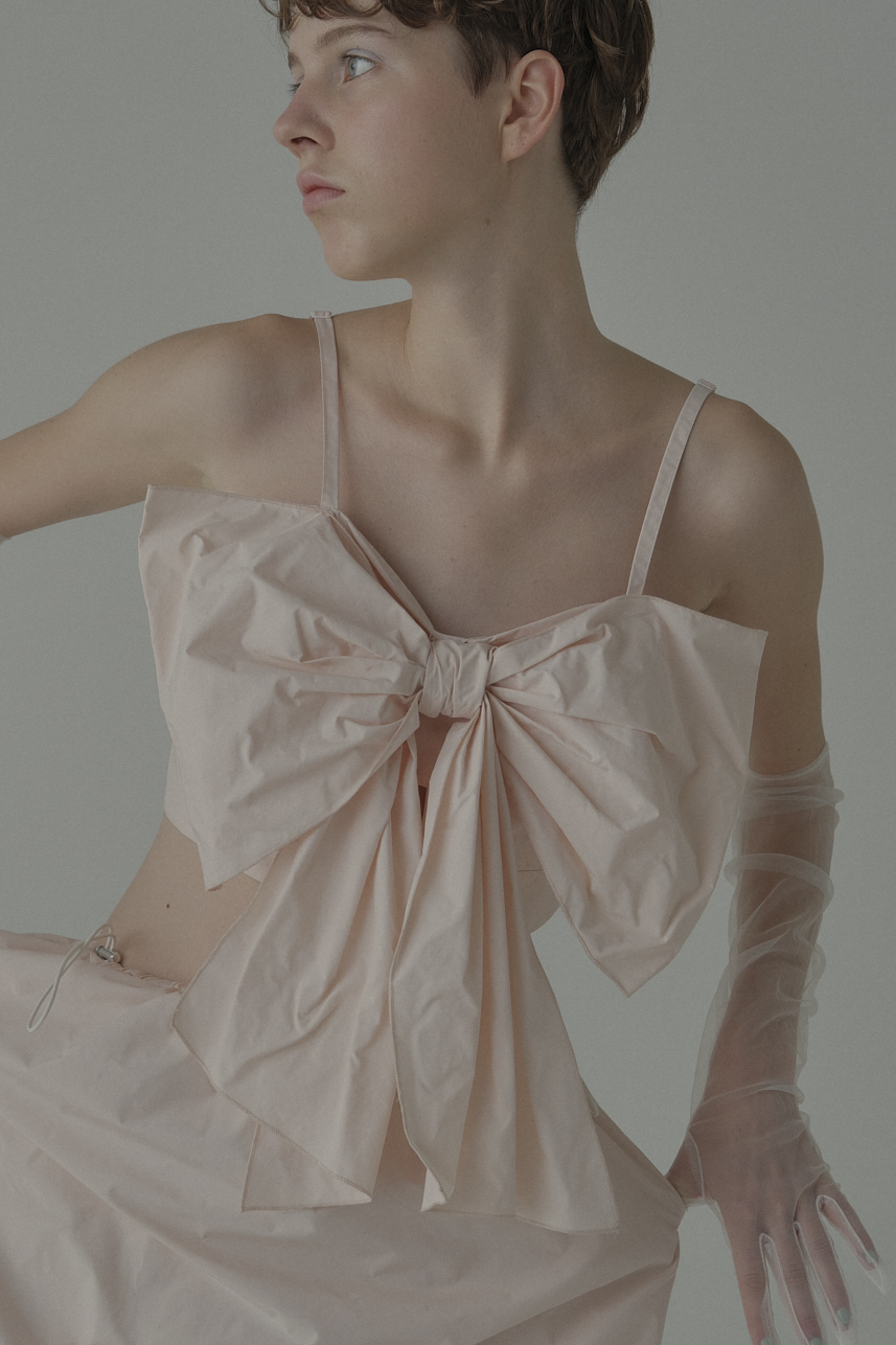 ESPRIT｜taffeta ribbon camisole｜タフタリボンキャミソール