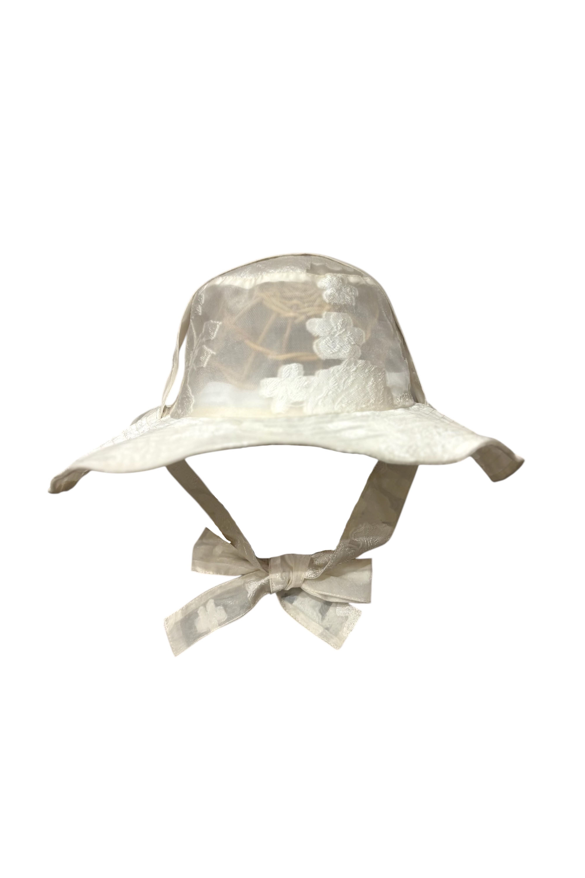 【ESPRIT】honeymihoneyフラワーオーガンジーリボンバケットハット HONEY MI HONEY｜flower organdie frill ribbon hat｜フラワー