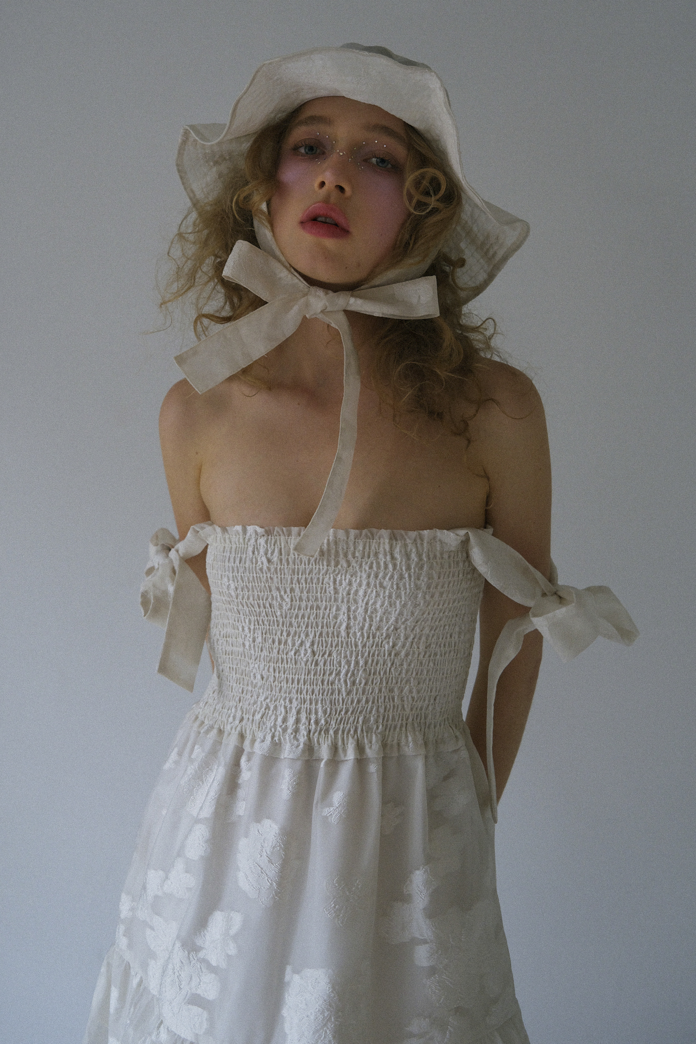 みみ様　　ワイルドフラワーパンチ flower organdie tiered long one-piece | HONEY MI HONEY