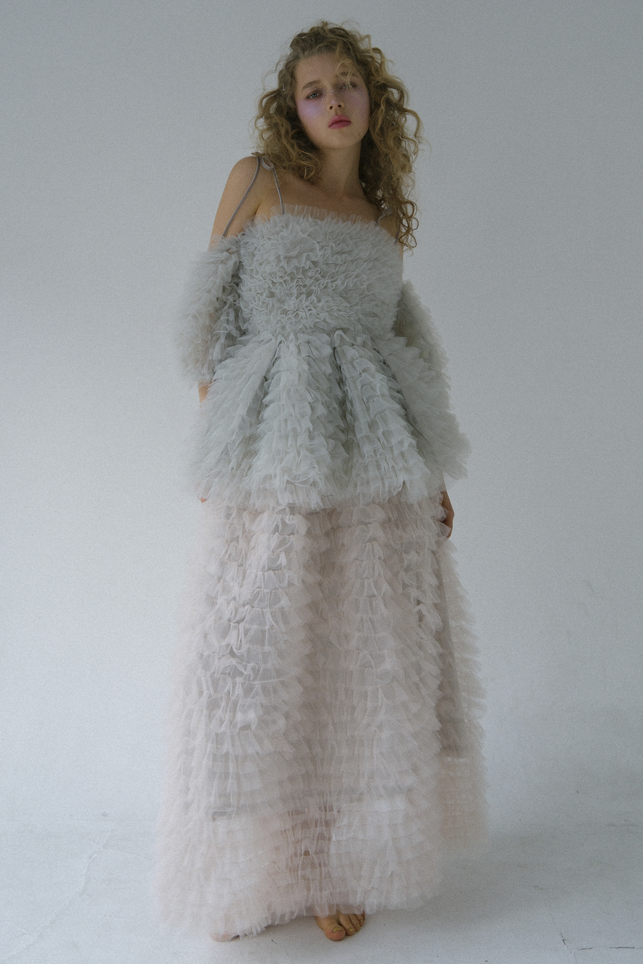 tulle tiered long skirt | HONEY MI HONEY