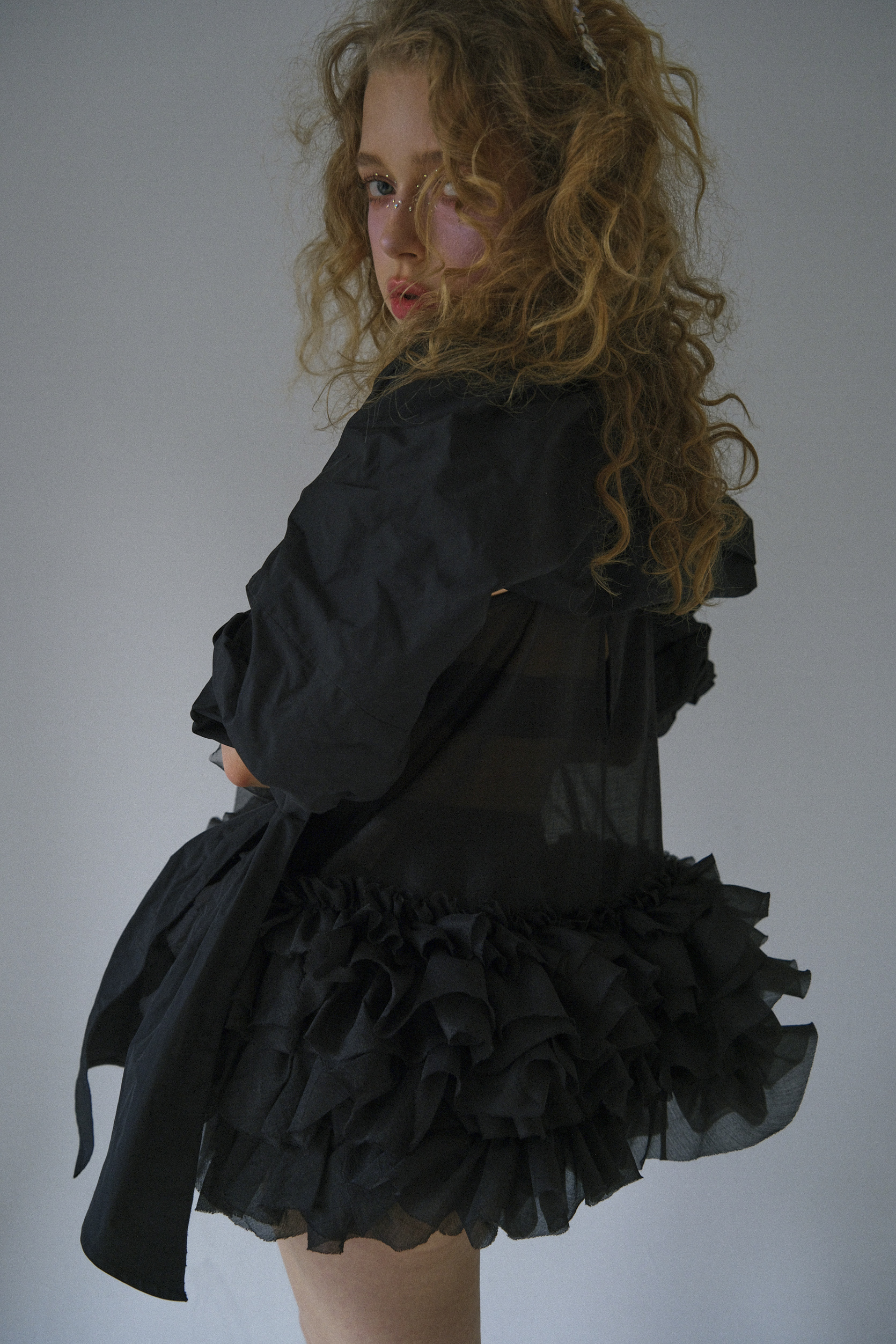 taffeta ribbon bolero | HONEY MI HONEY