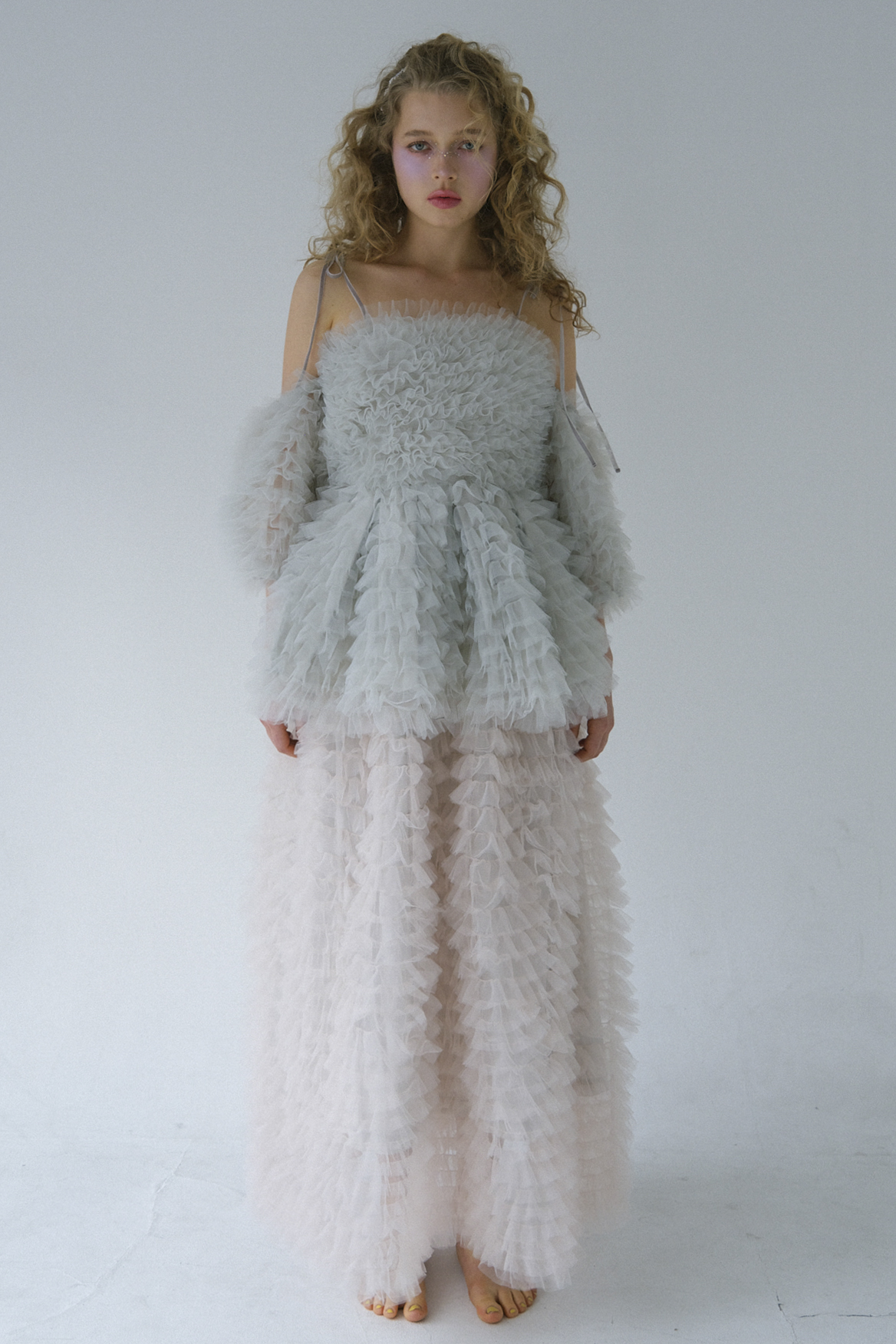 tulle tiered two-way tunic | HONEY MI HONEY
