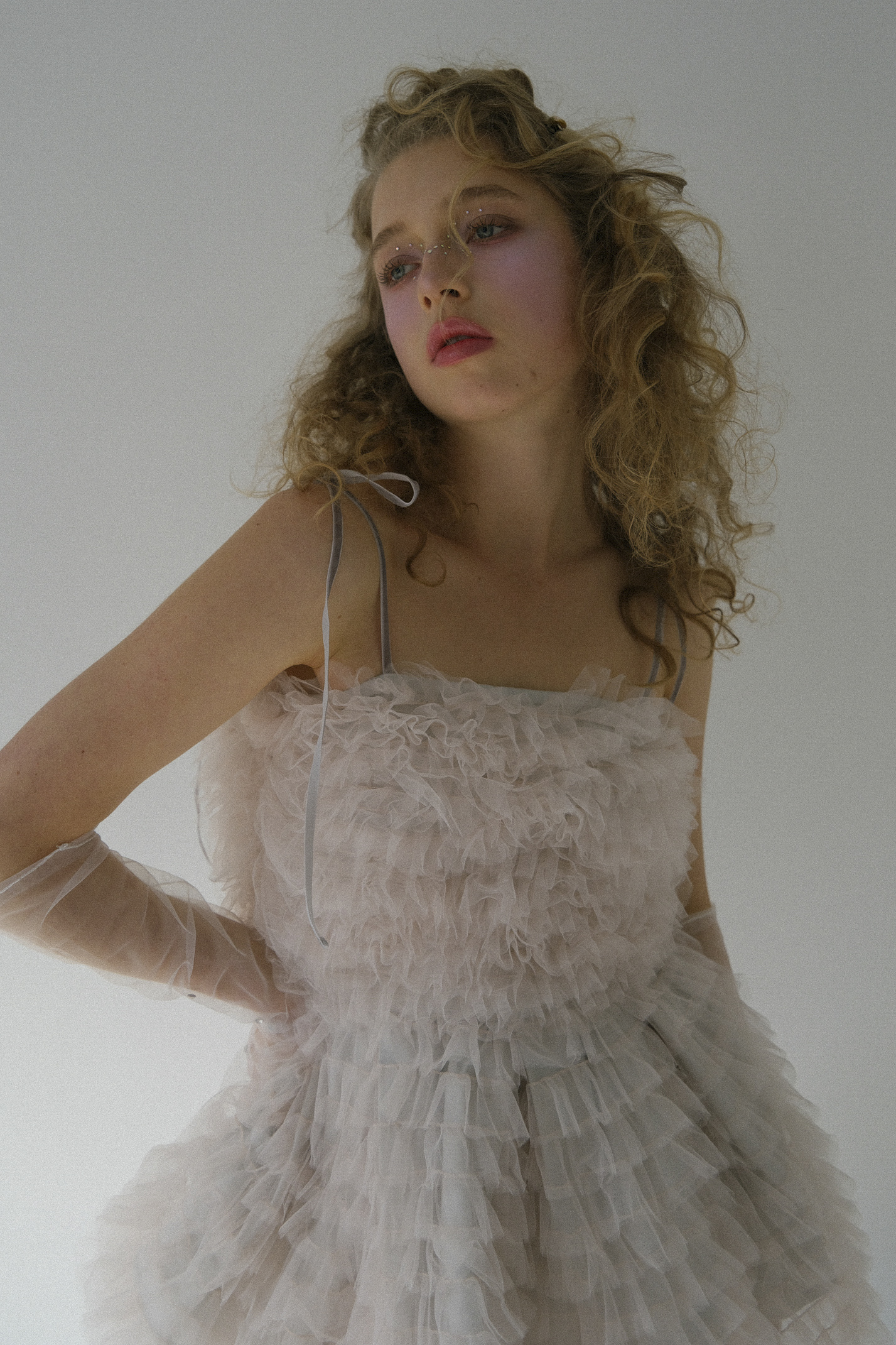 tulle tiered two-way tunic | HONEY MI HONEY
