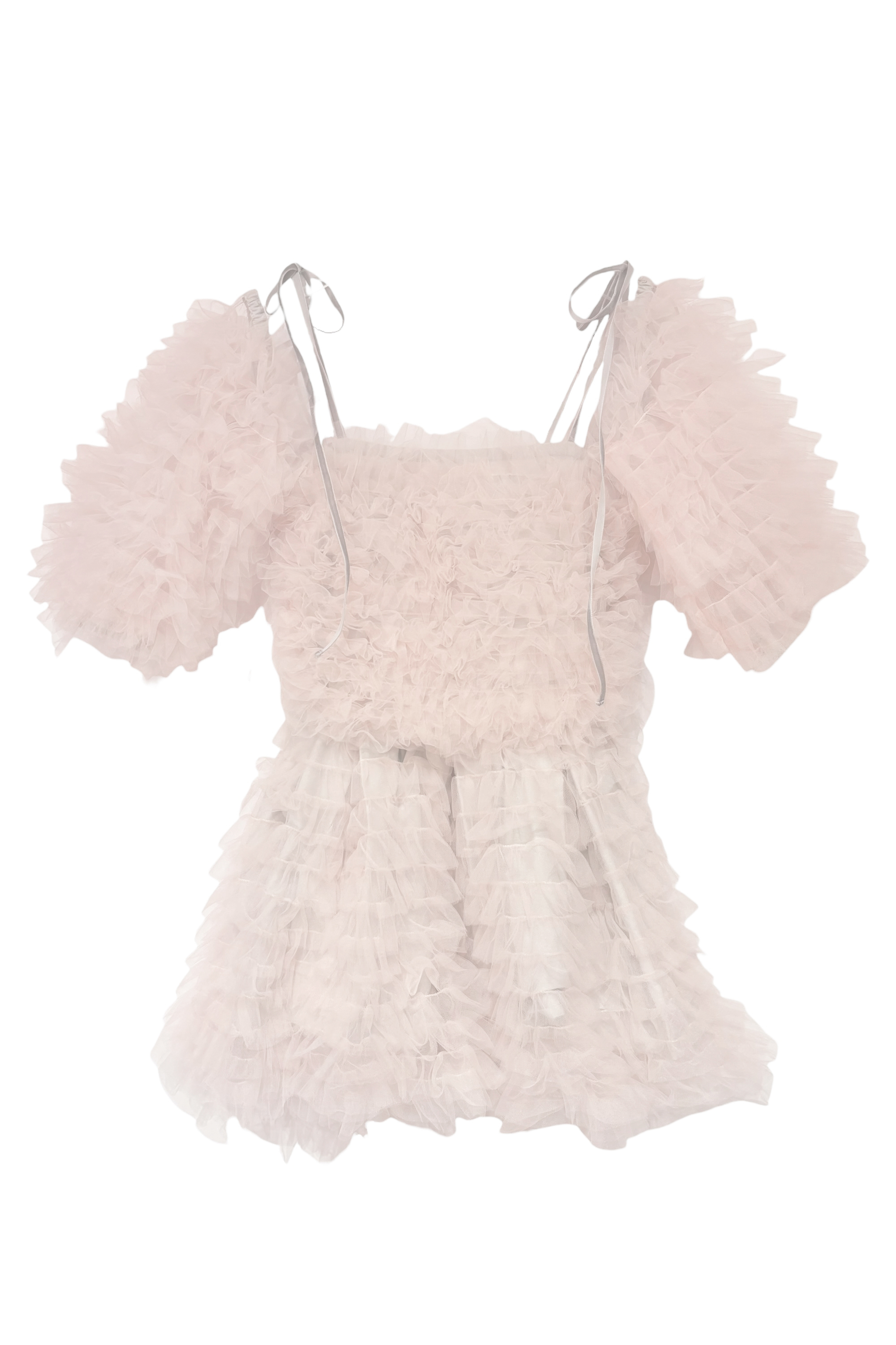 tulle tiered two-way tunic | HONEY MI HONEY