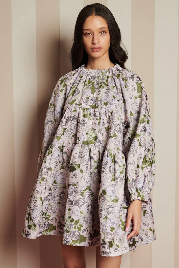 sister jane】Alcove Tapestry Mini Dress HONEY.MALL