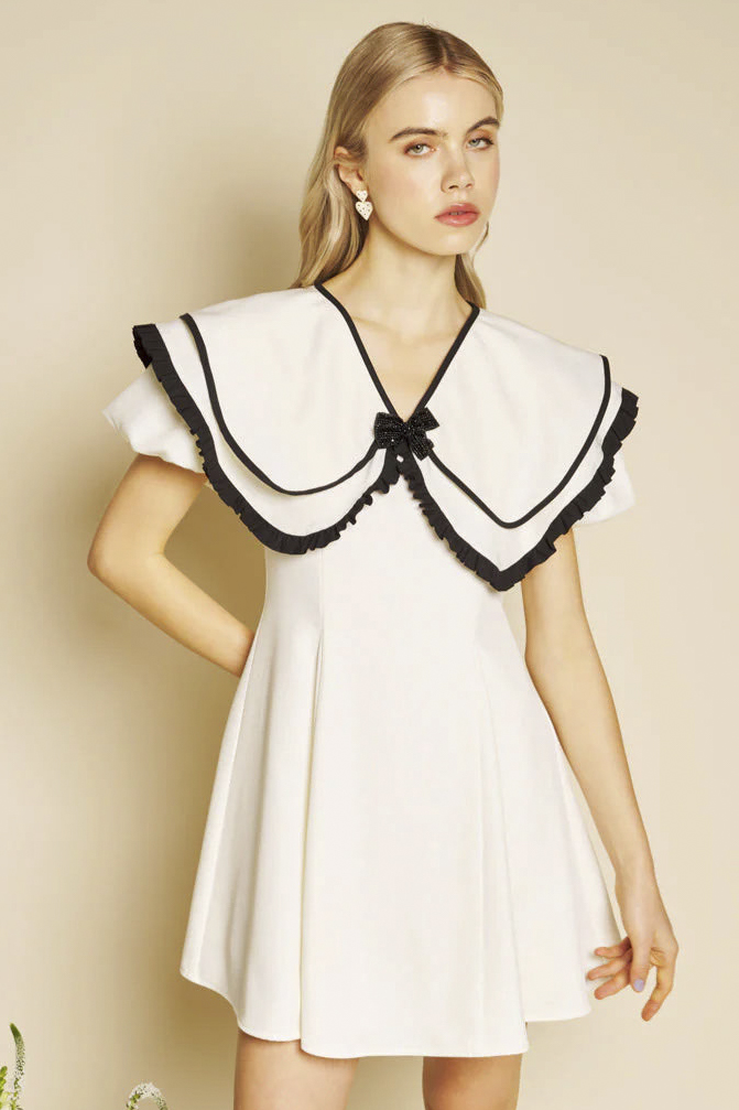 【sister jane】Daffodil Collar Mini Dress