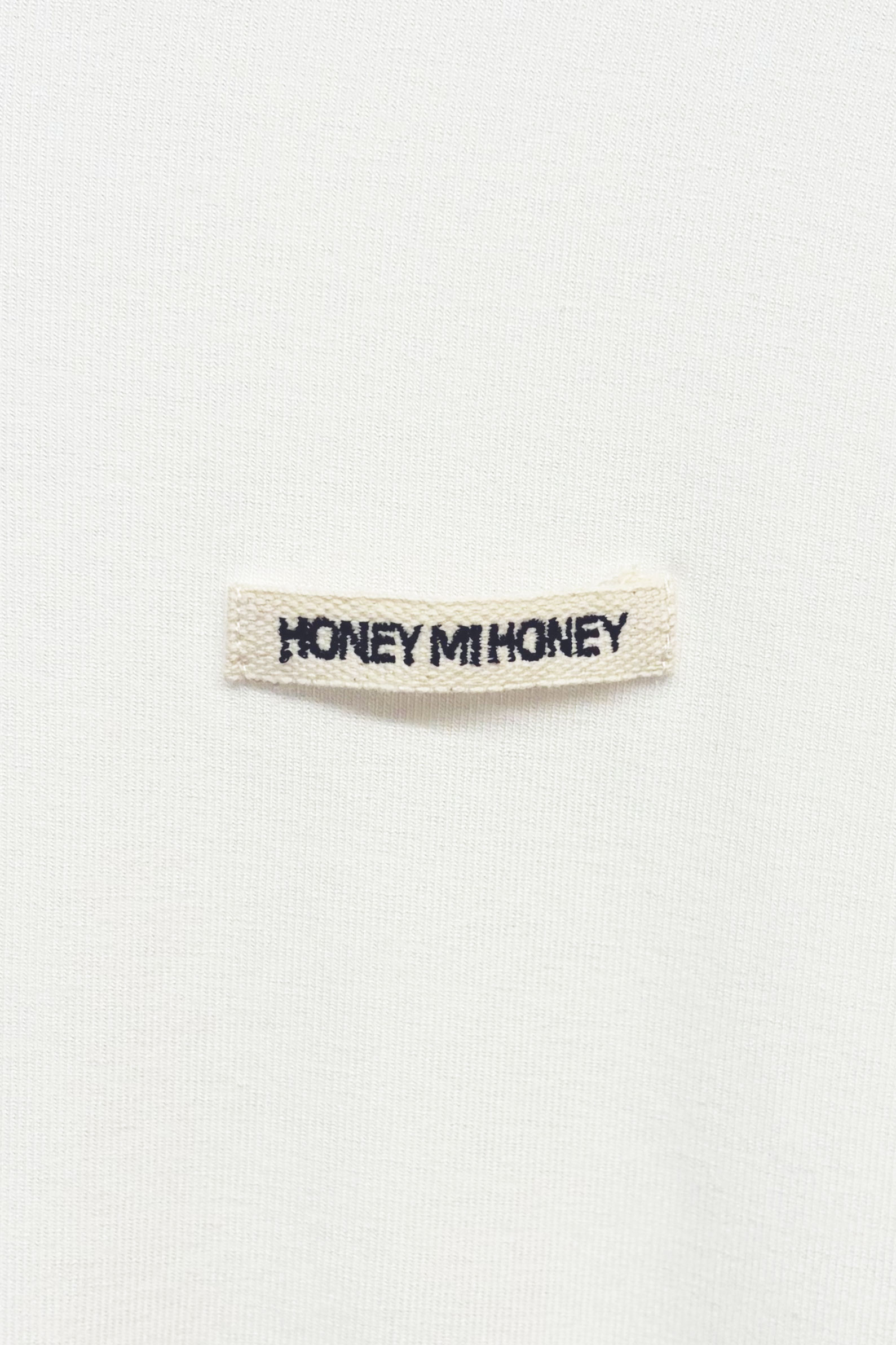 HONEY MI HONEY】cotton lace frill t-shirt HONEY.MALL