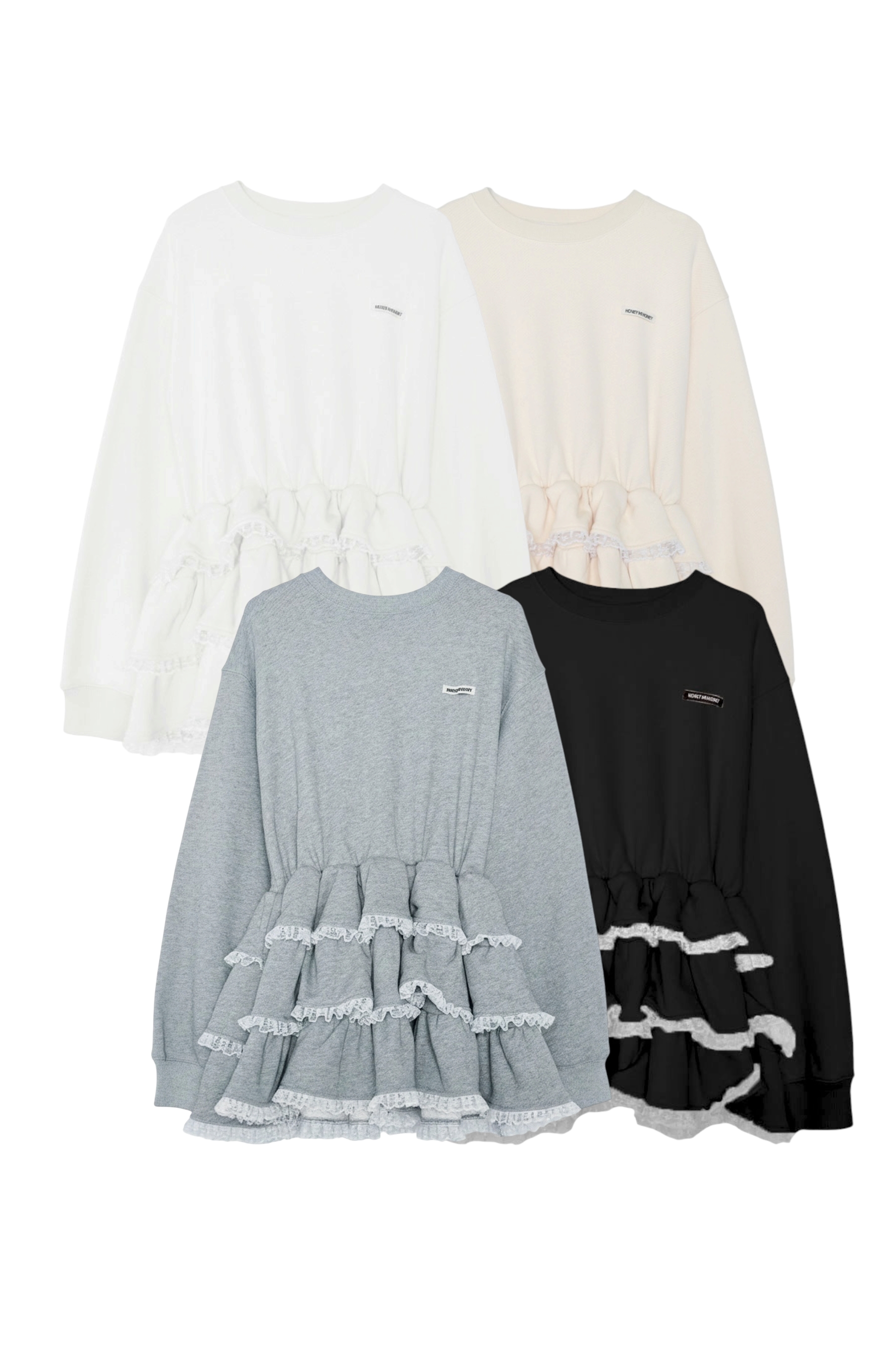 tiered frill sweat | HONEY MI HONEY