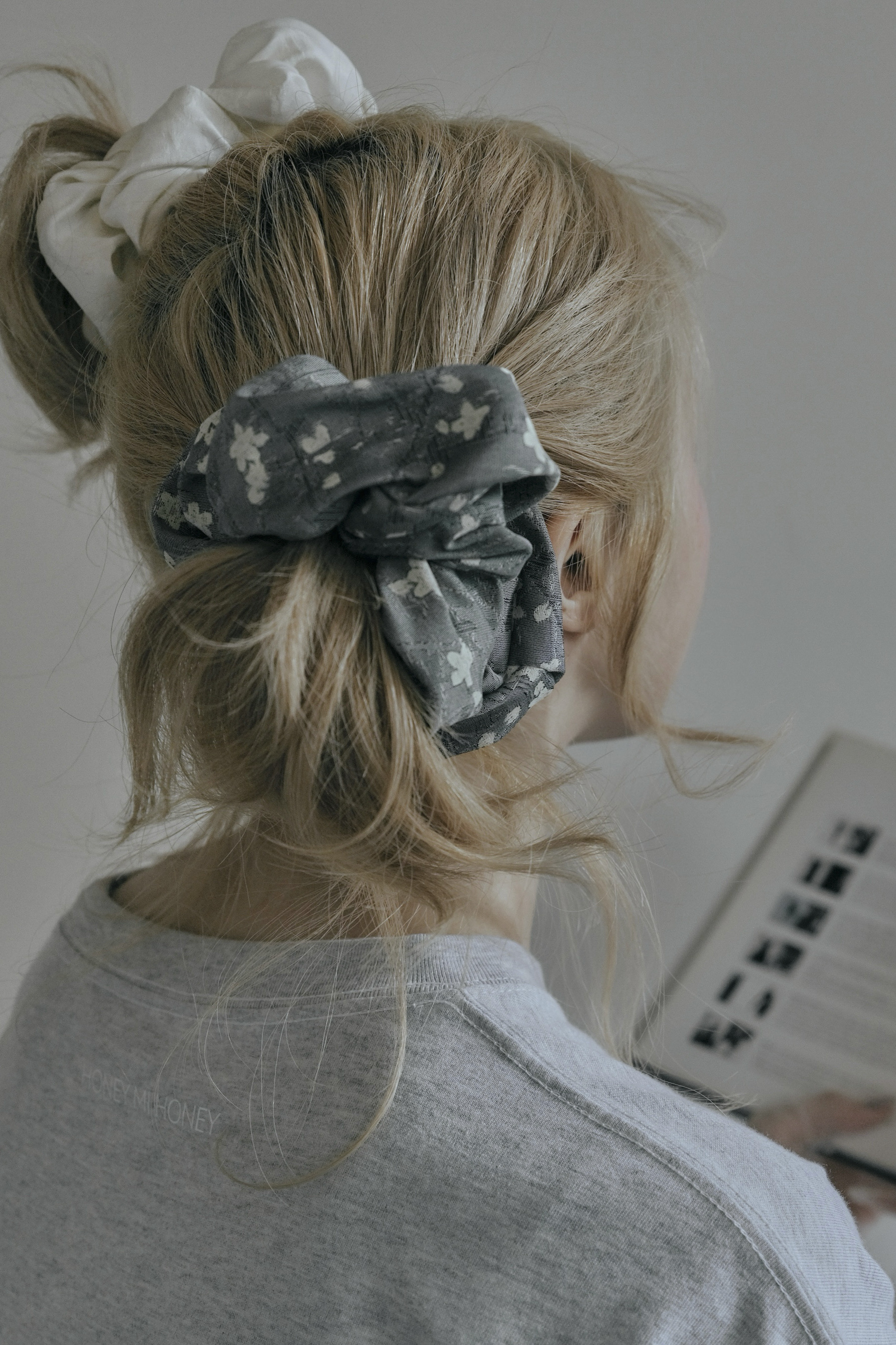 chun collaboration hair scrunchie