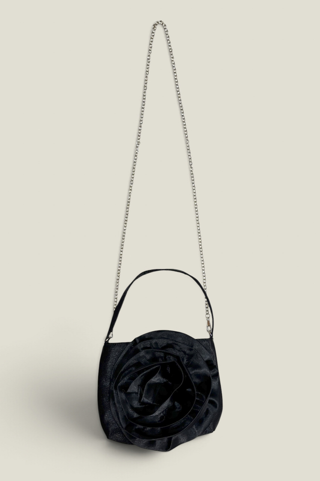 【HONEY MI HONEY】satin rose bag