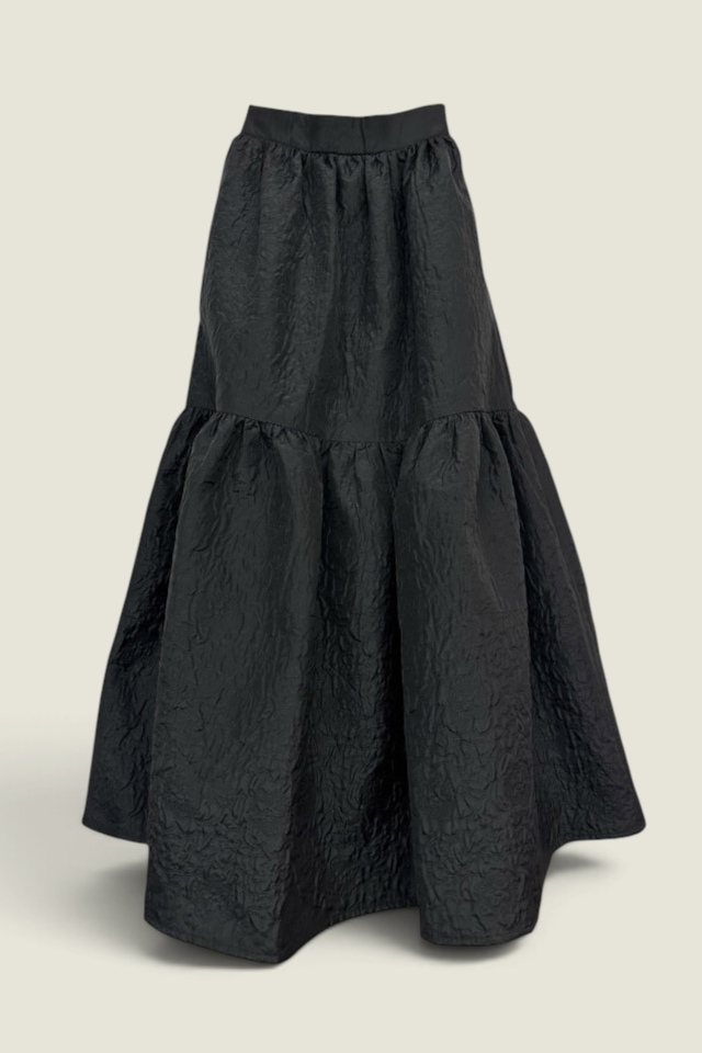 【HONEY MI HONEY】two-way  jacquard tiered one-piece