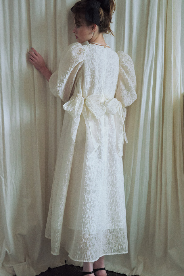 【ESPRIT】multi fit airy jacquard ribbon one-piece