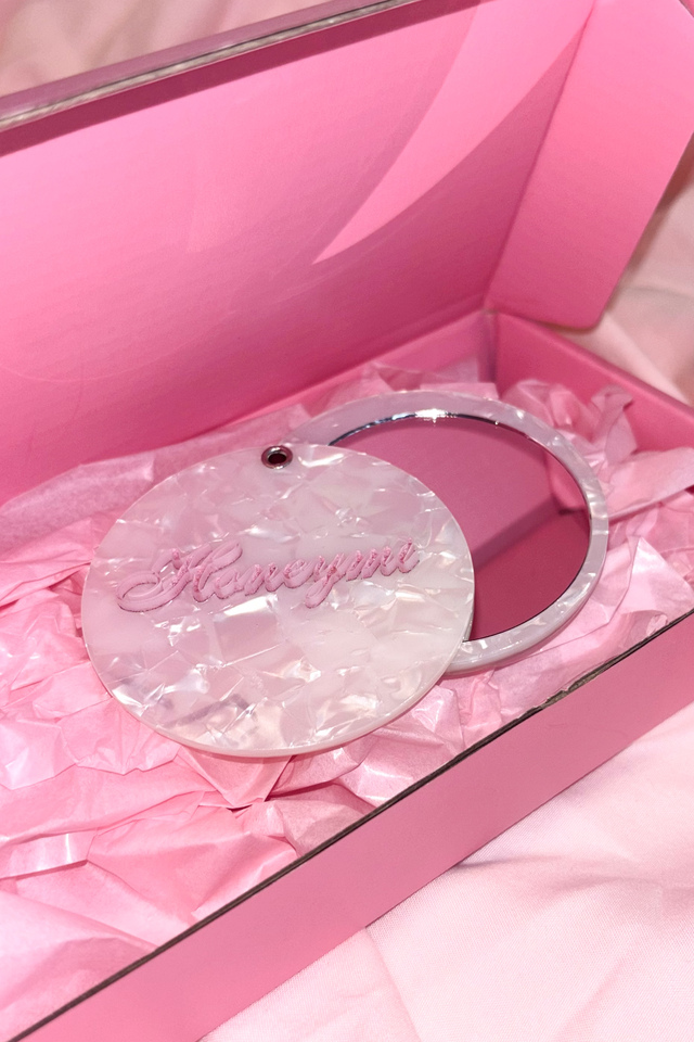 【HONEY MI HONEY】Honeymi logo compactmirror